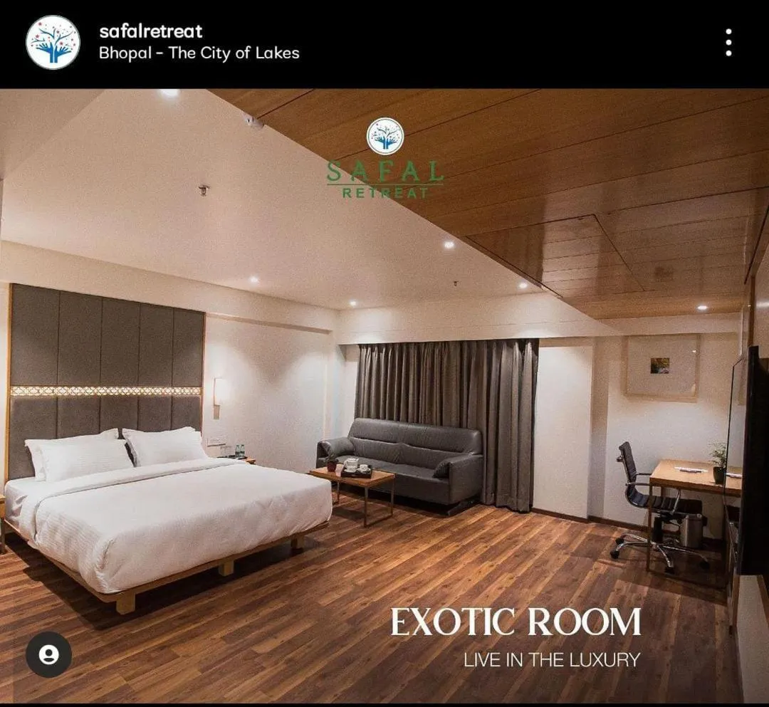 Bed in Safal Retreat