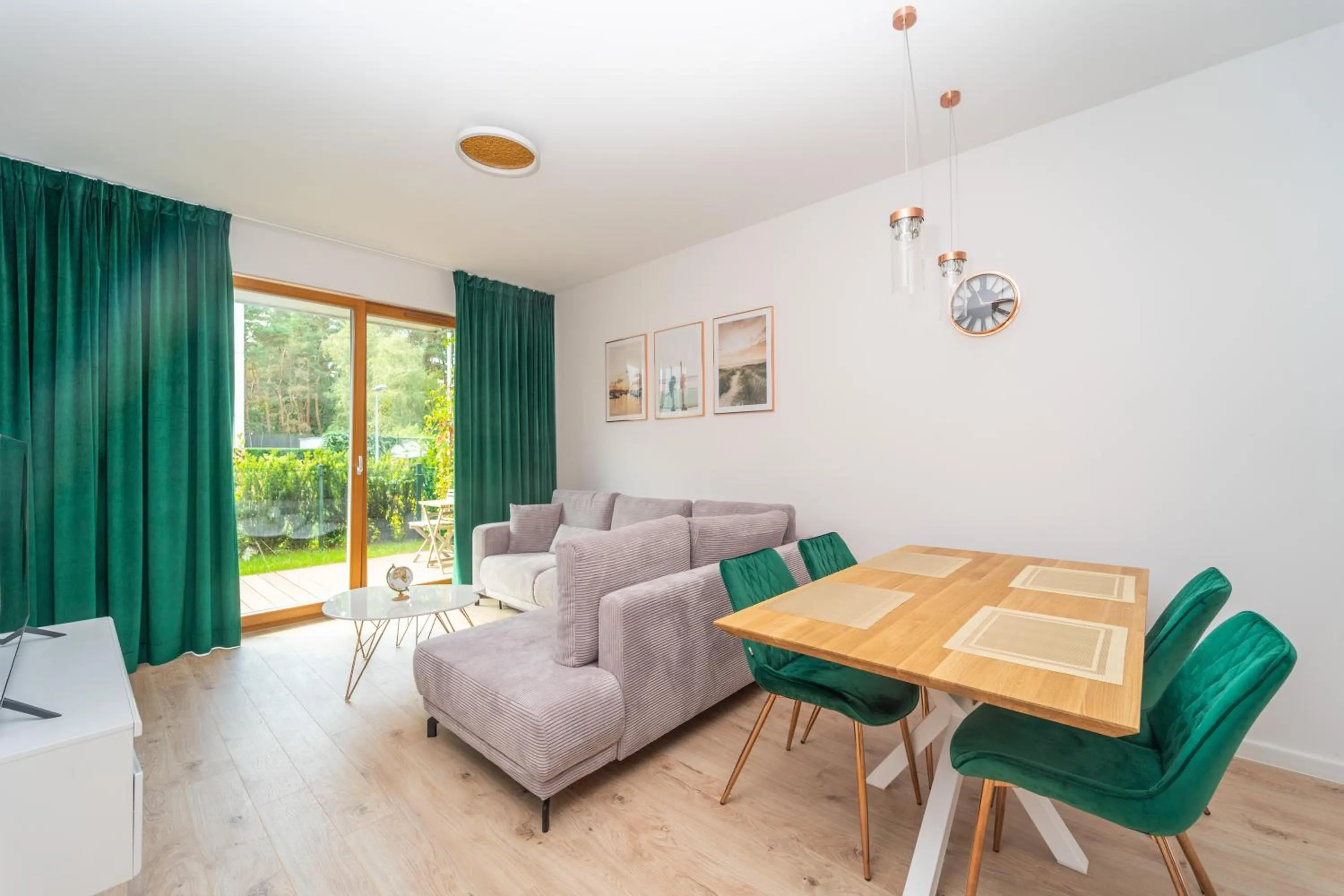 Living room in Nadmorski Dwór - Green Apartment