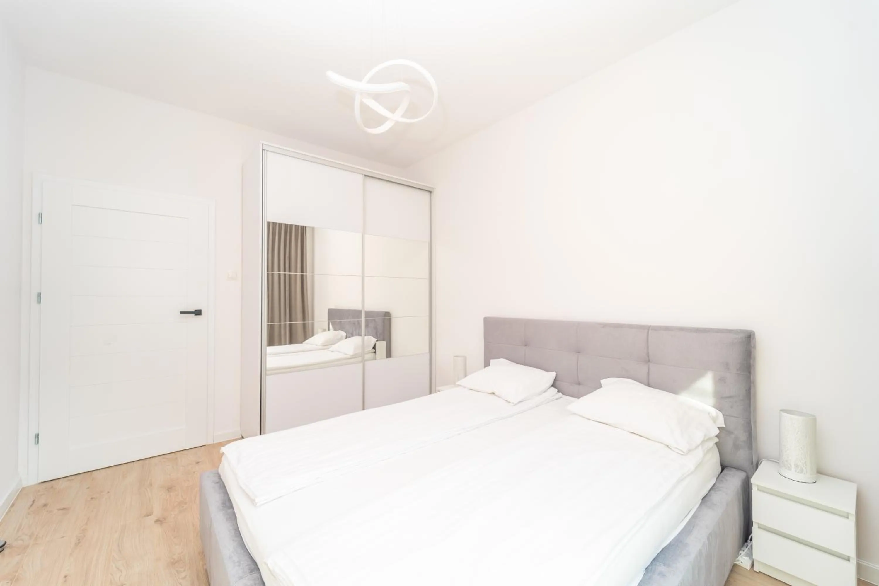 Bedroom, Bed in Nadmorski Dwór - Green Apartment