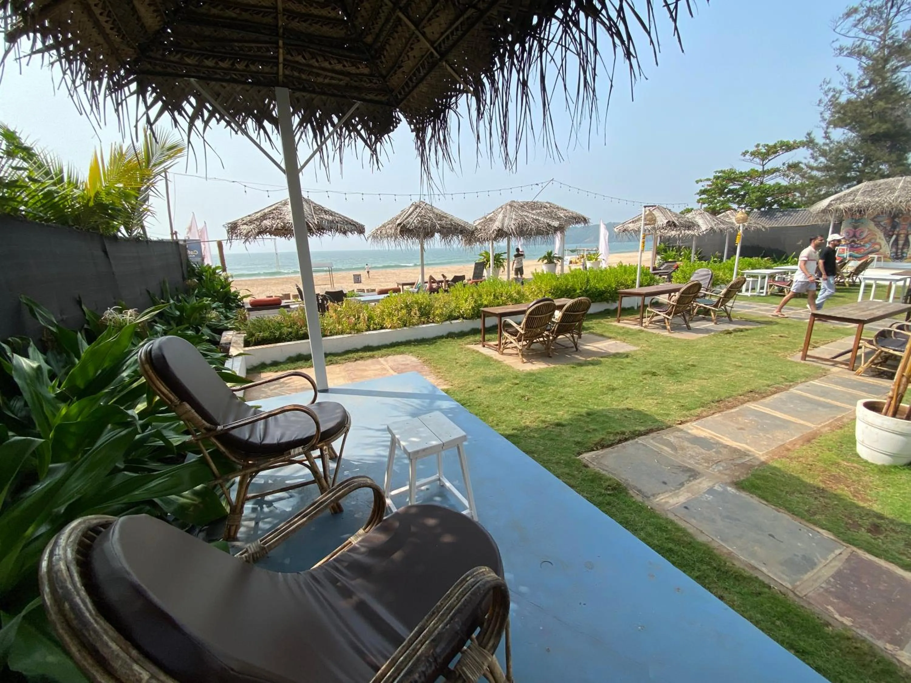 Seating area in The Village Agonda