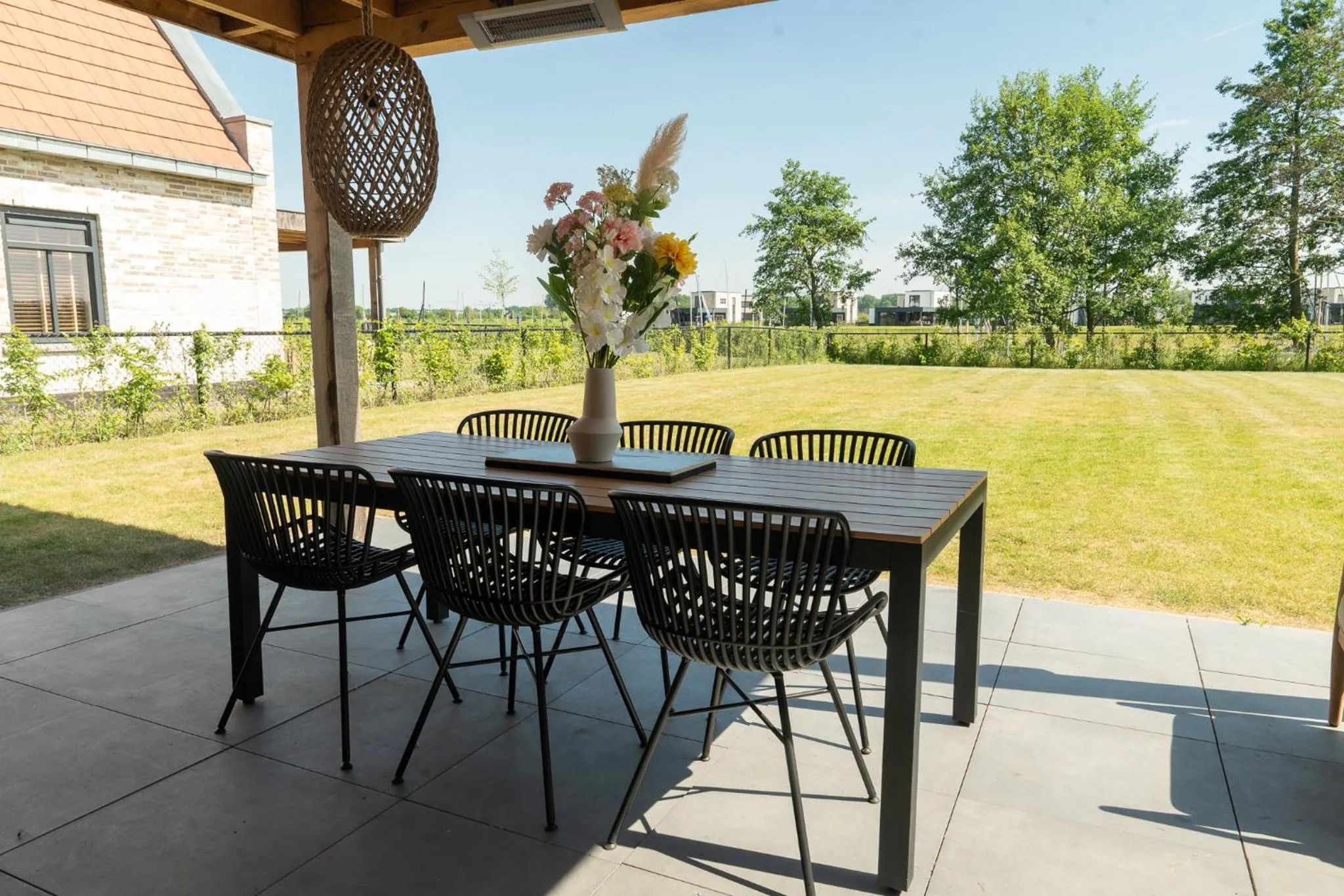 Patio in Parc Maasresidence Thorn