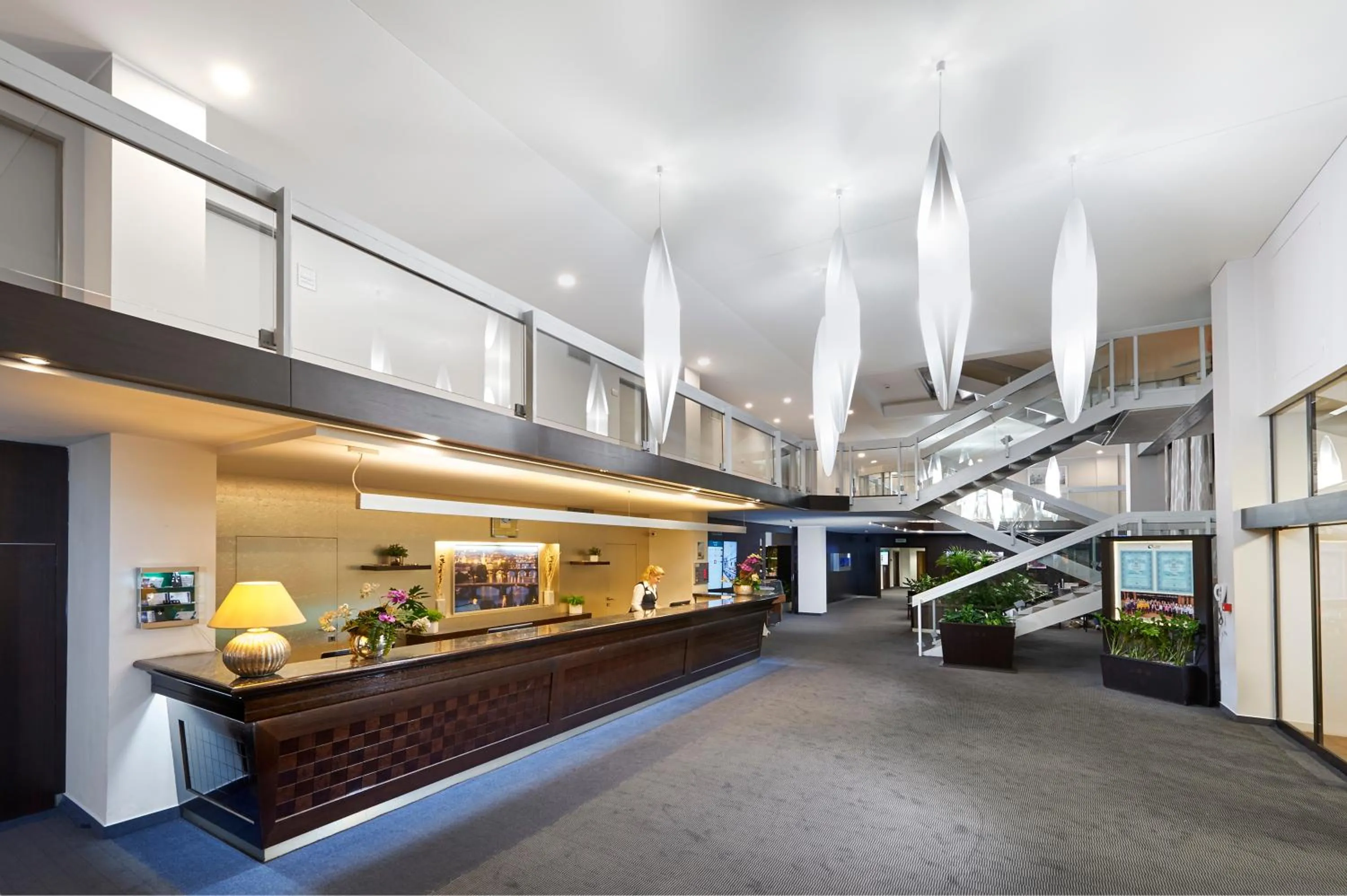 Lobby or reception in Congress & Wellness Hotel Olsanka