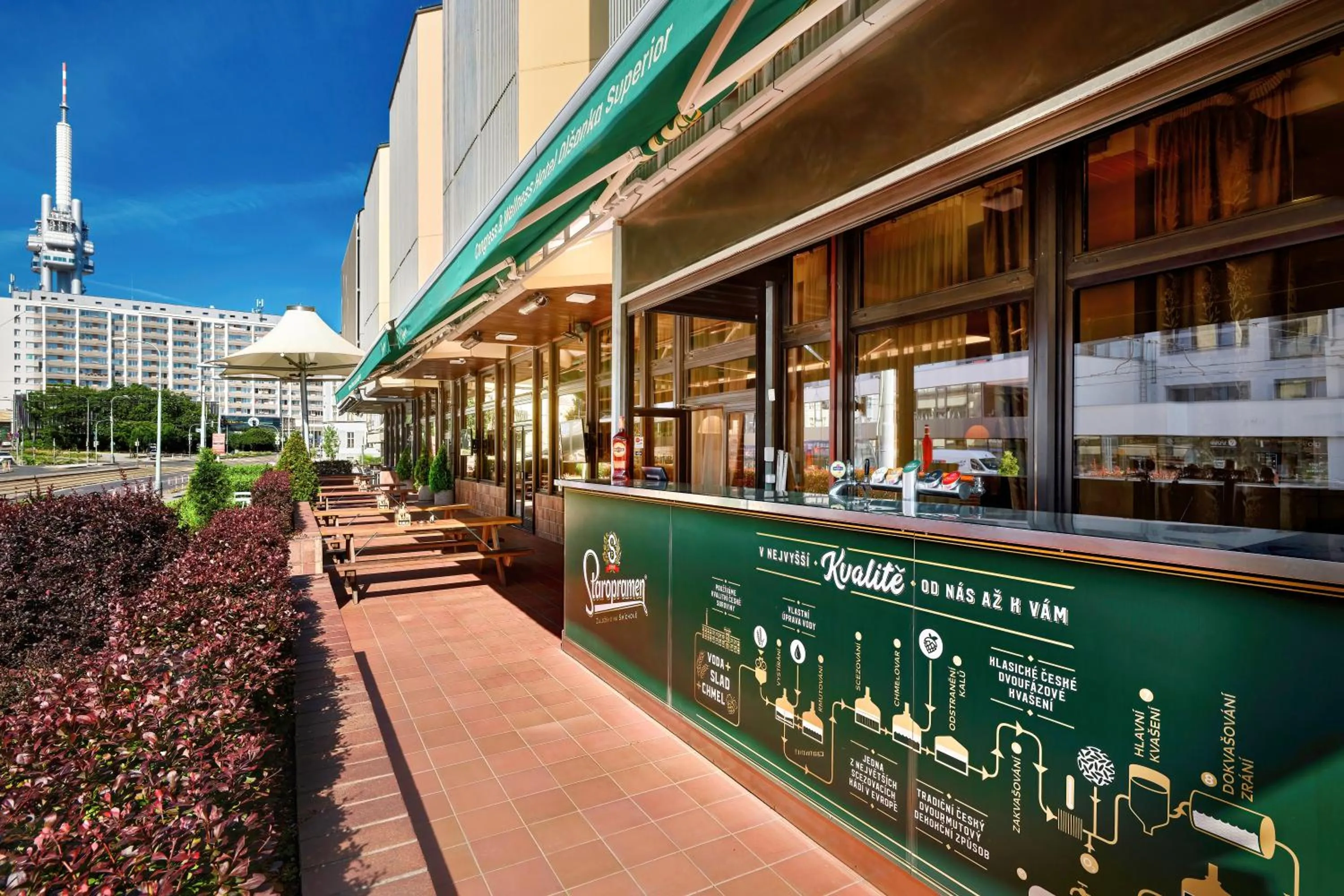 Restaurant/places to eat in Congress & Wellness Hotel Olsanka