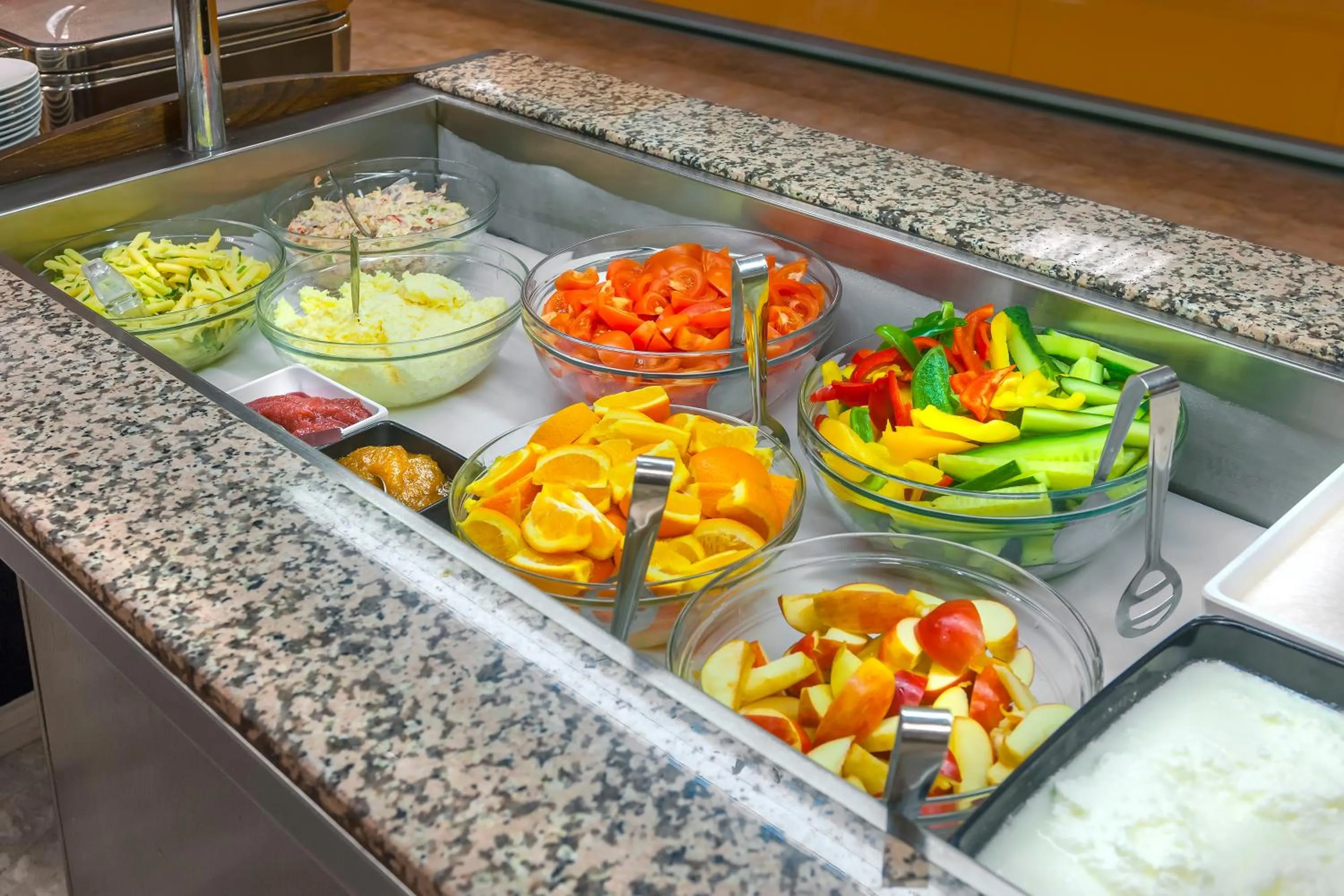 Buffet breakfast in Congress & Wellness Hotel Olsanka