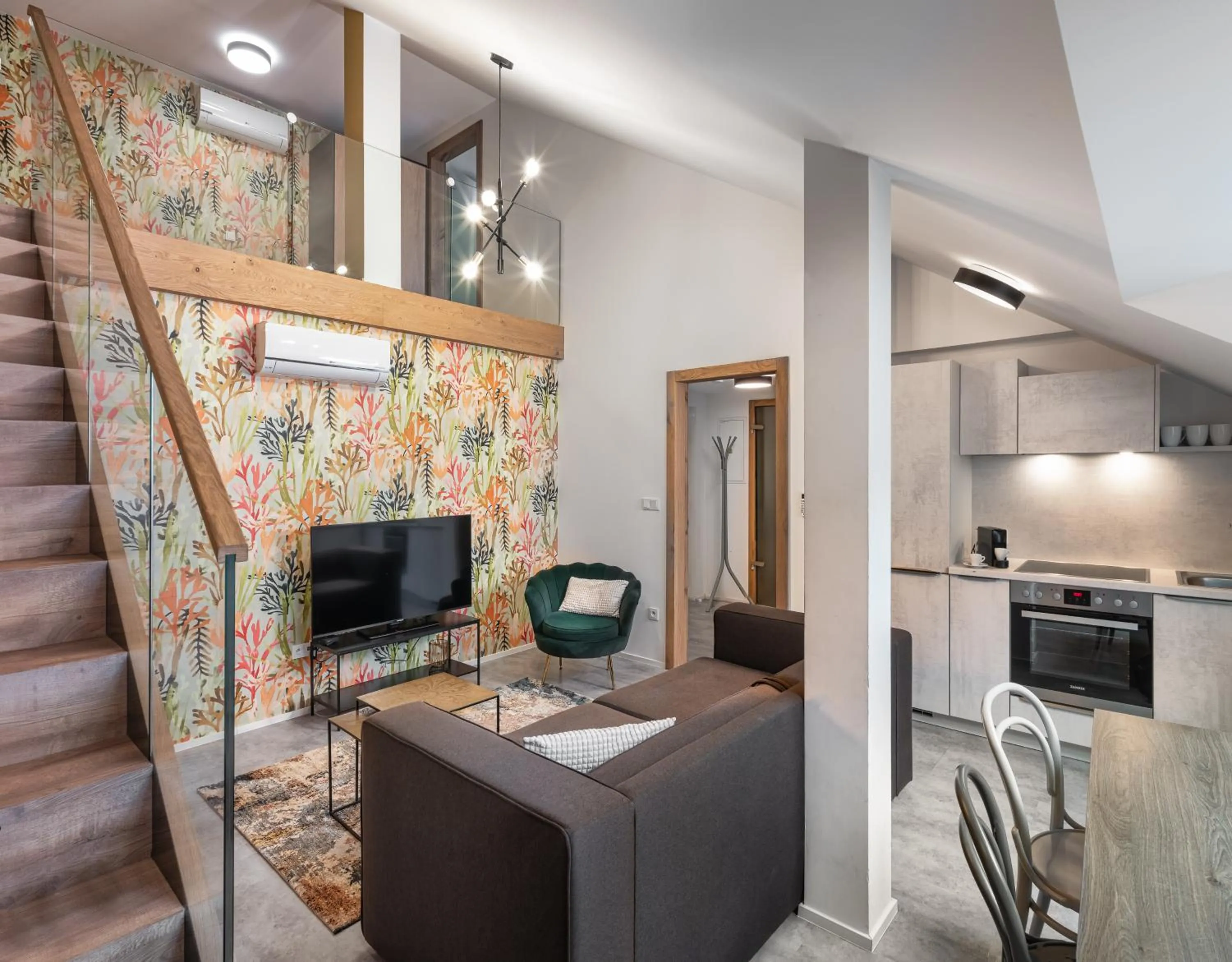 Kitchen or kitchenette in VN48 Suites by Adrez