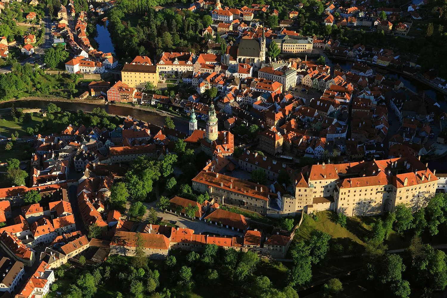 Bird's eye view in Hotel Konvice