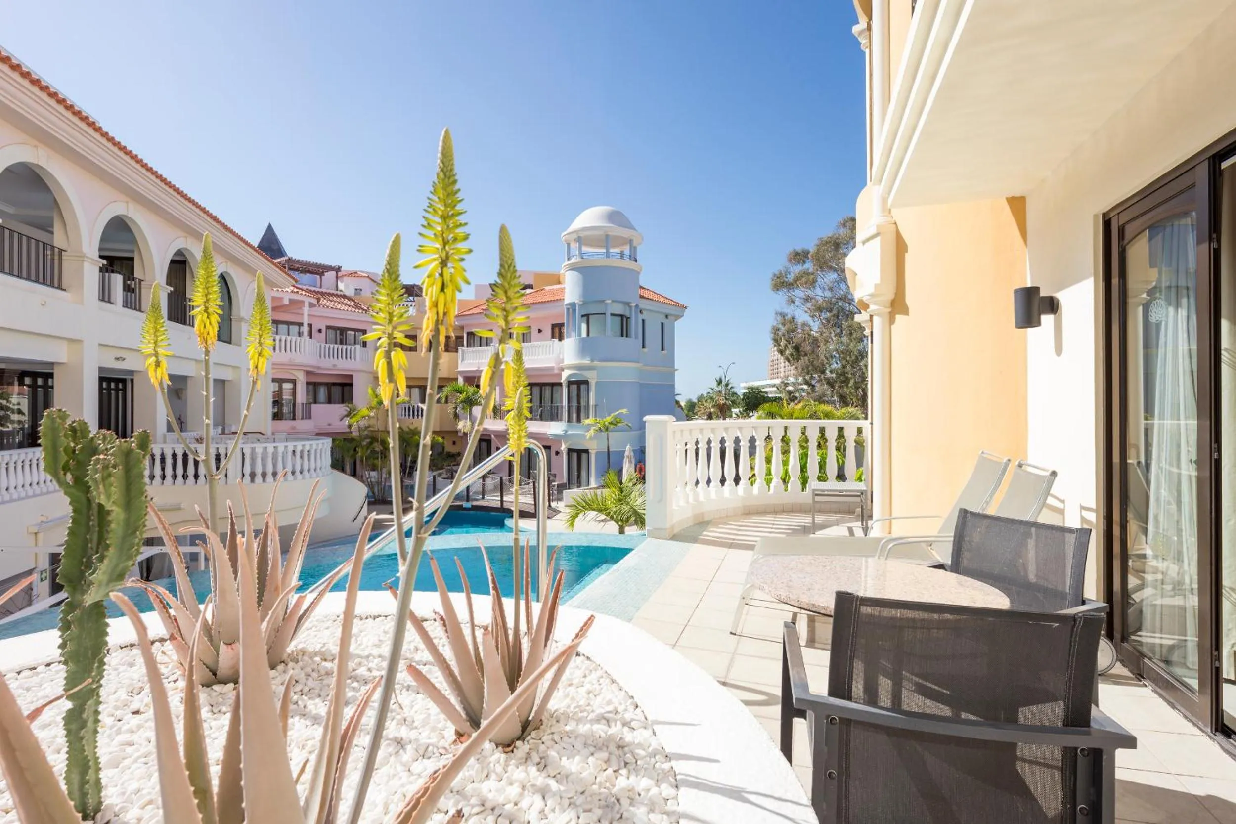 Balcony/Terrace, Swimming Pool in Atlas Suites Tenerife by EnjoyaHome