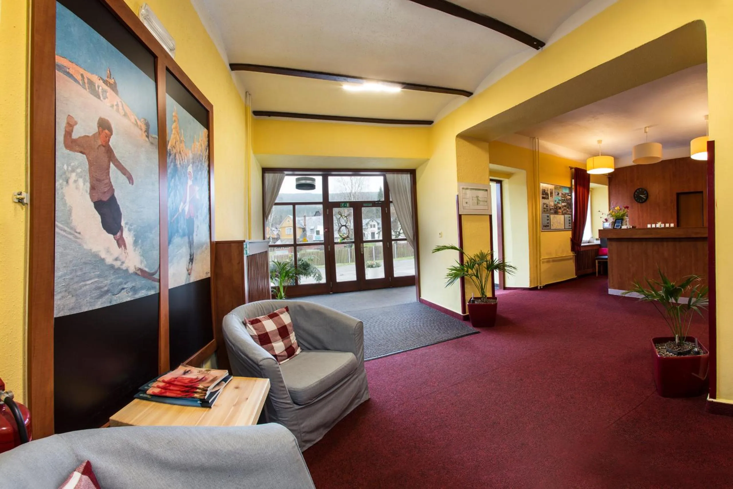 Lobby or reception in Hotel Harrachov Inn