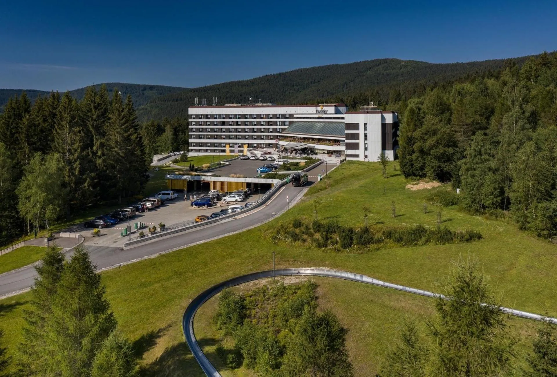 Property building in Harmony Hotel