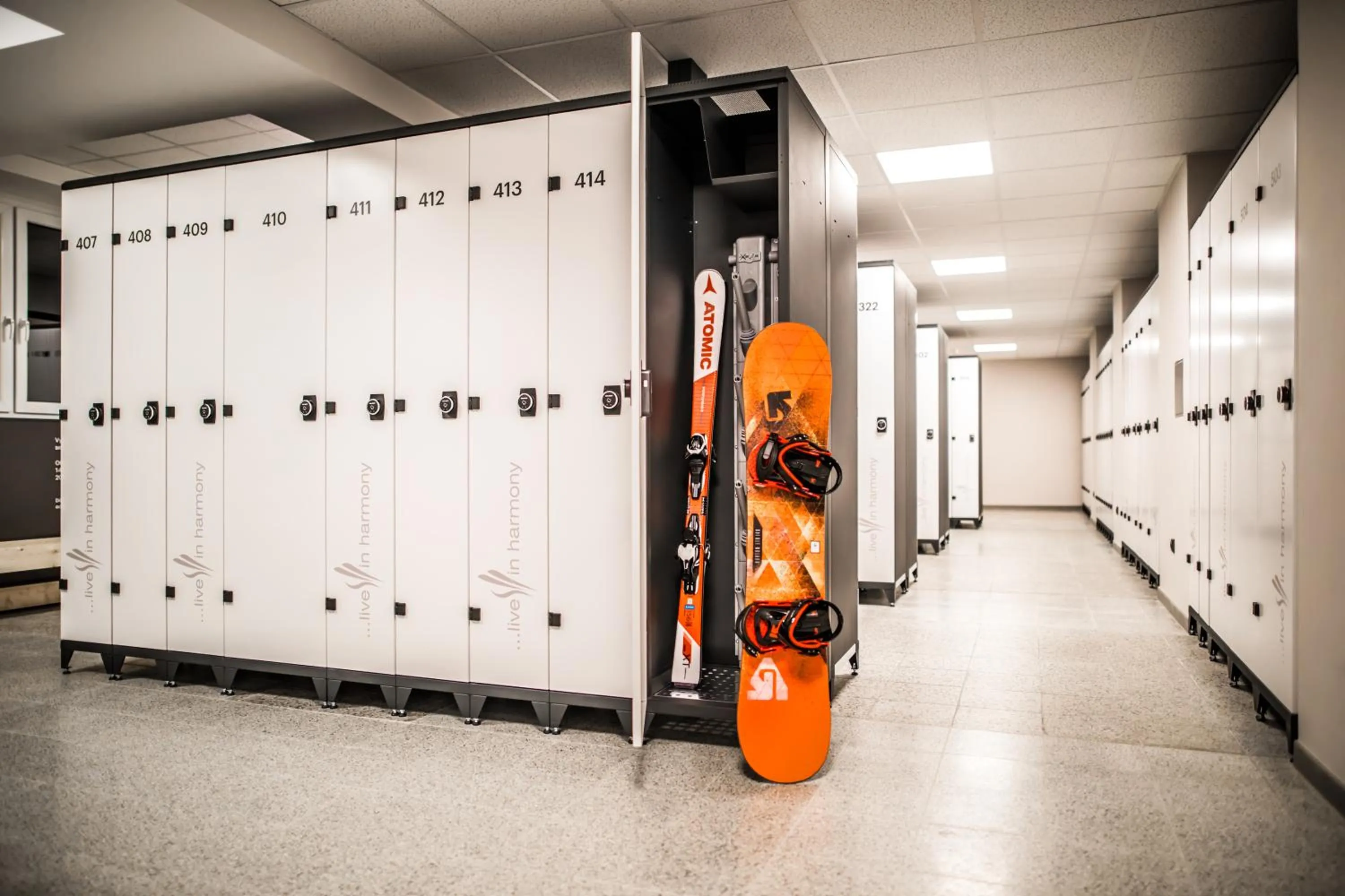 Skiing in Harmony Hotel