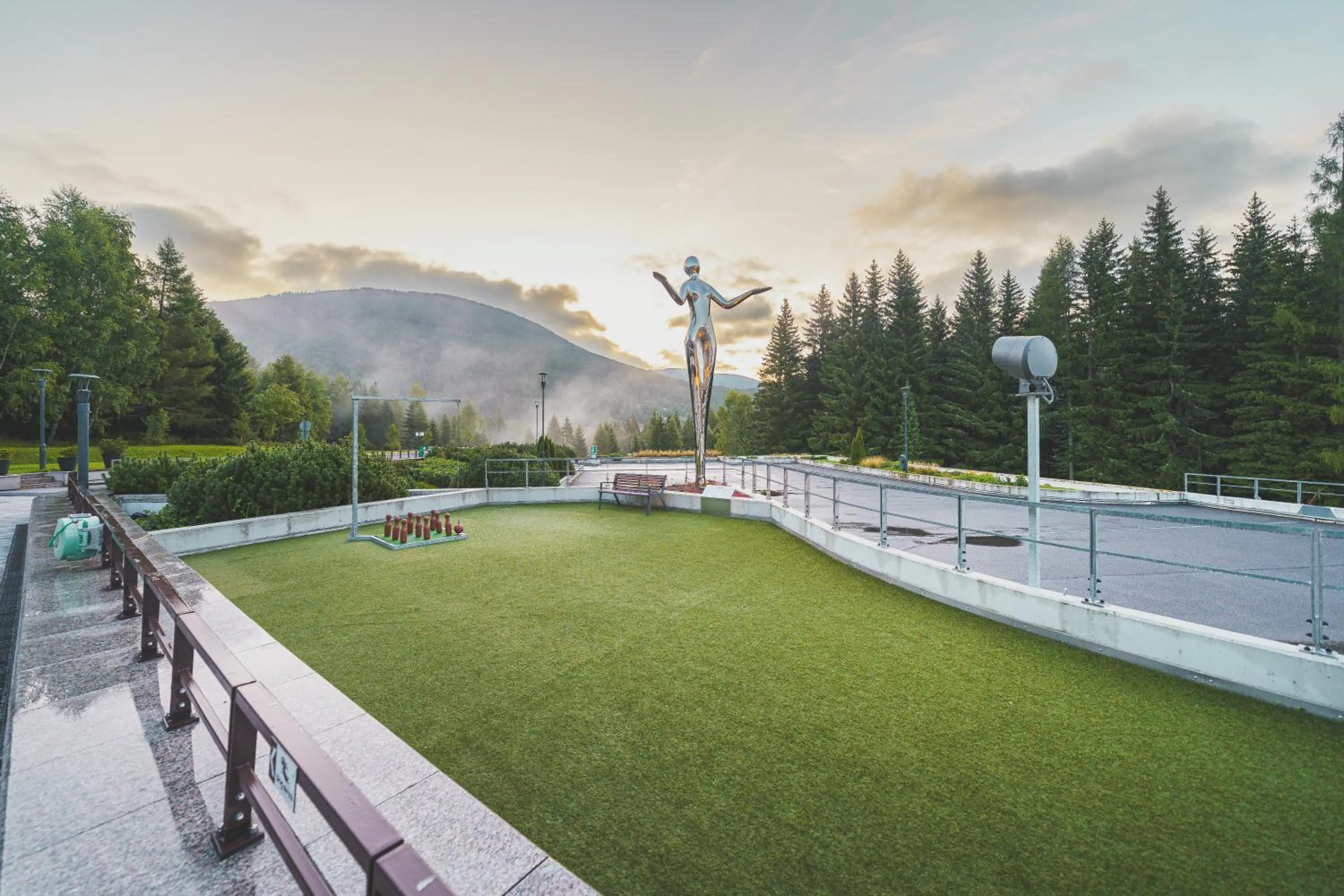 Off site in Harmony Hotel