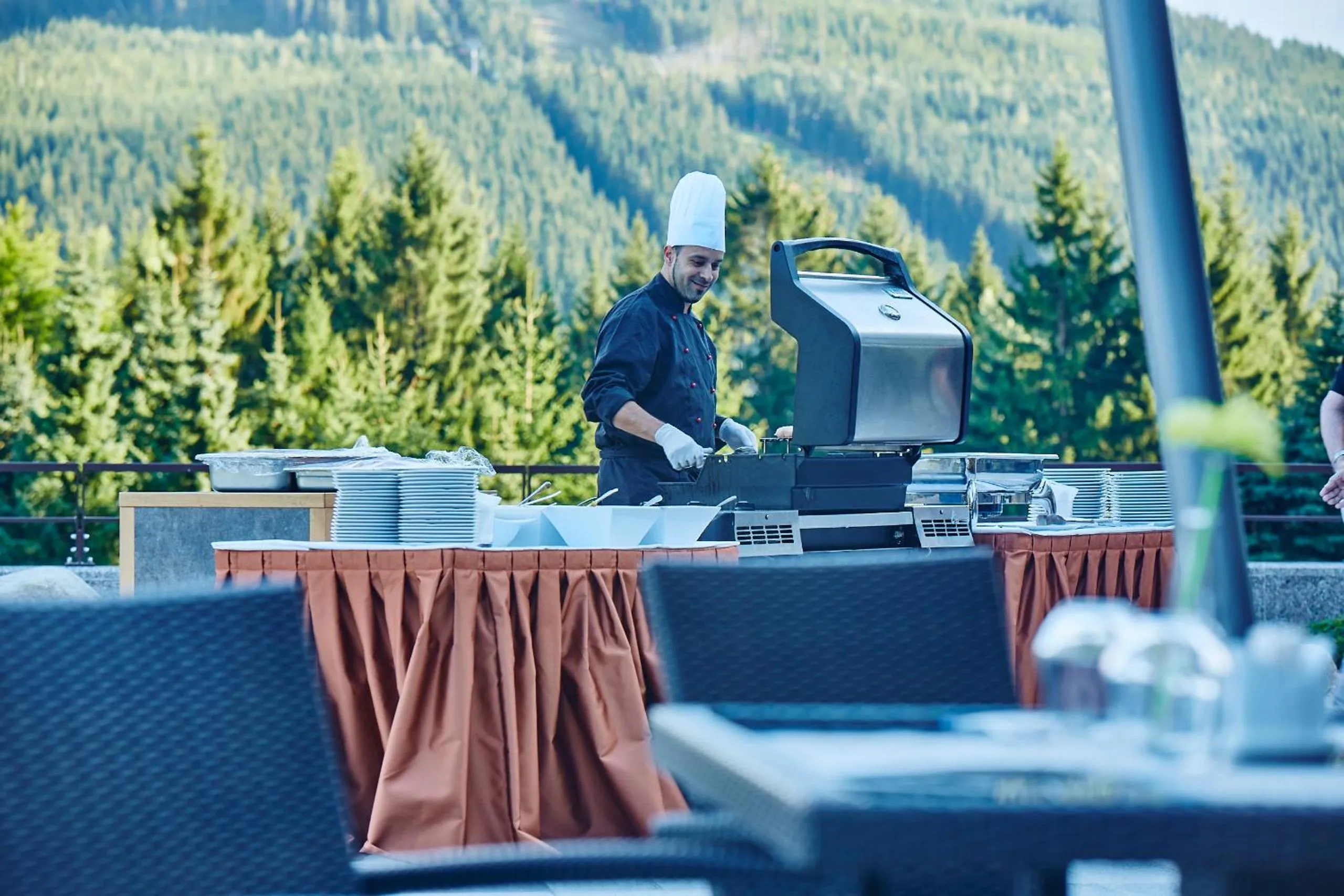 BBQ facilities in Harmony Hotel