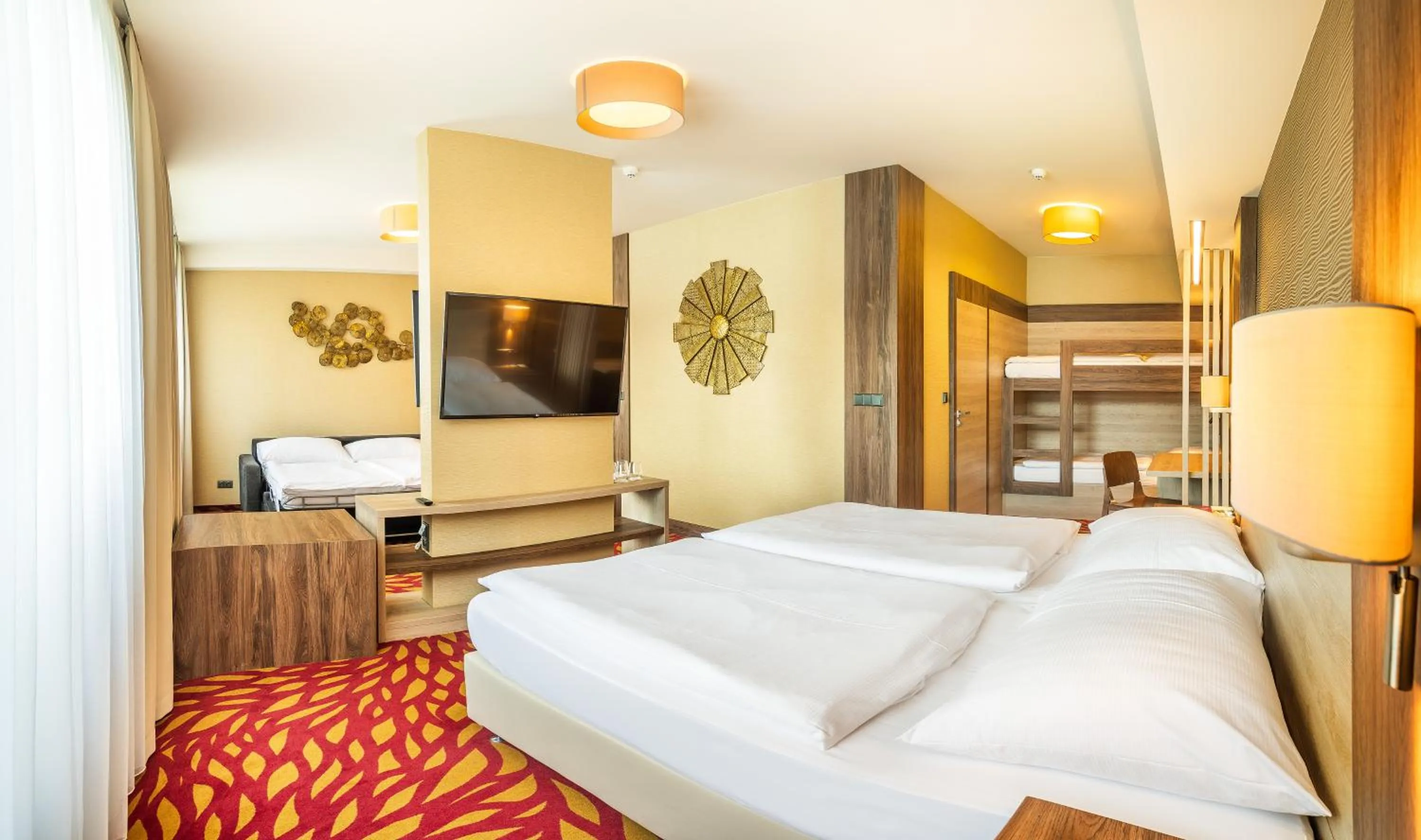 Bed in Harmony Hotel