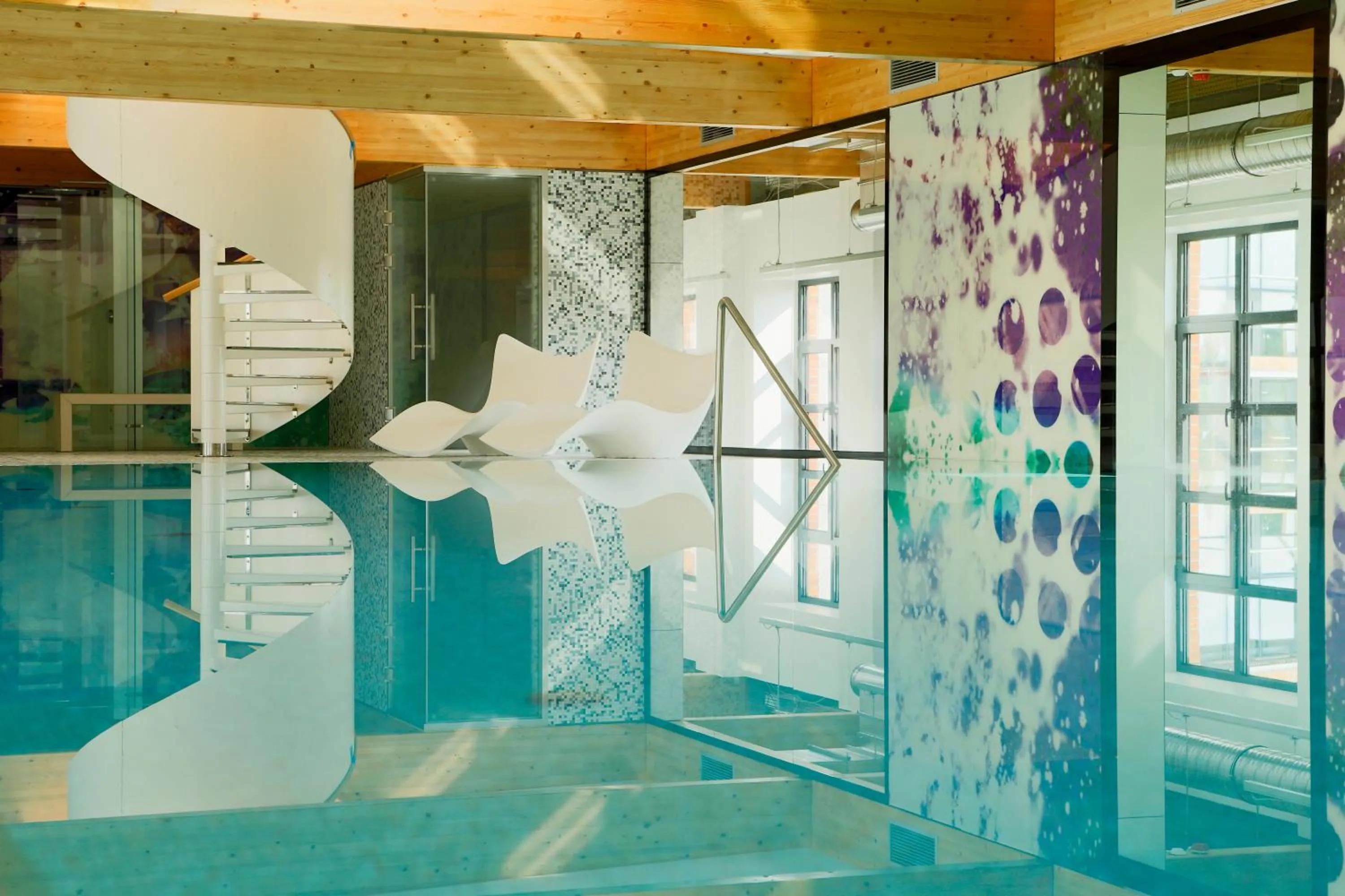 Pool view in Fabryka Wełny Hotel & Spa