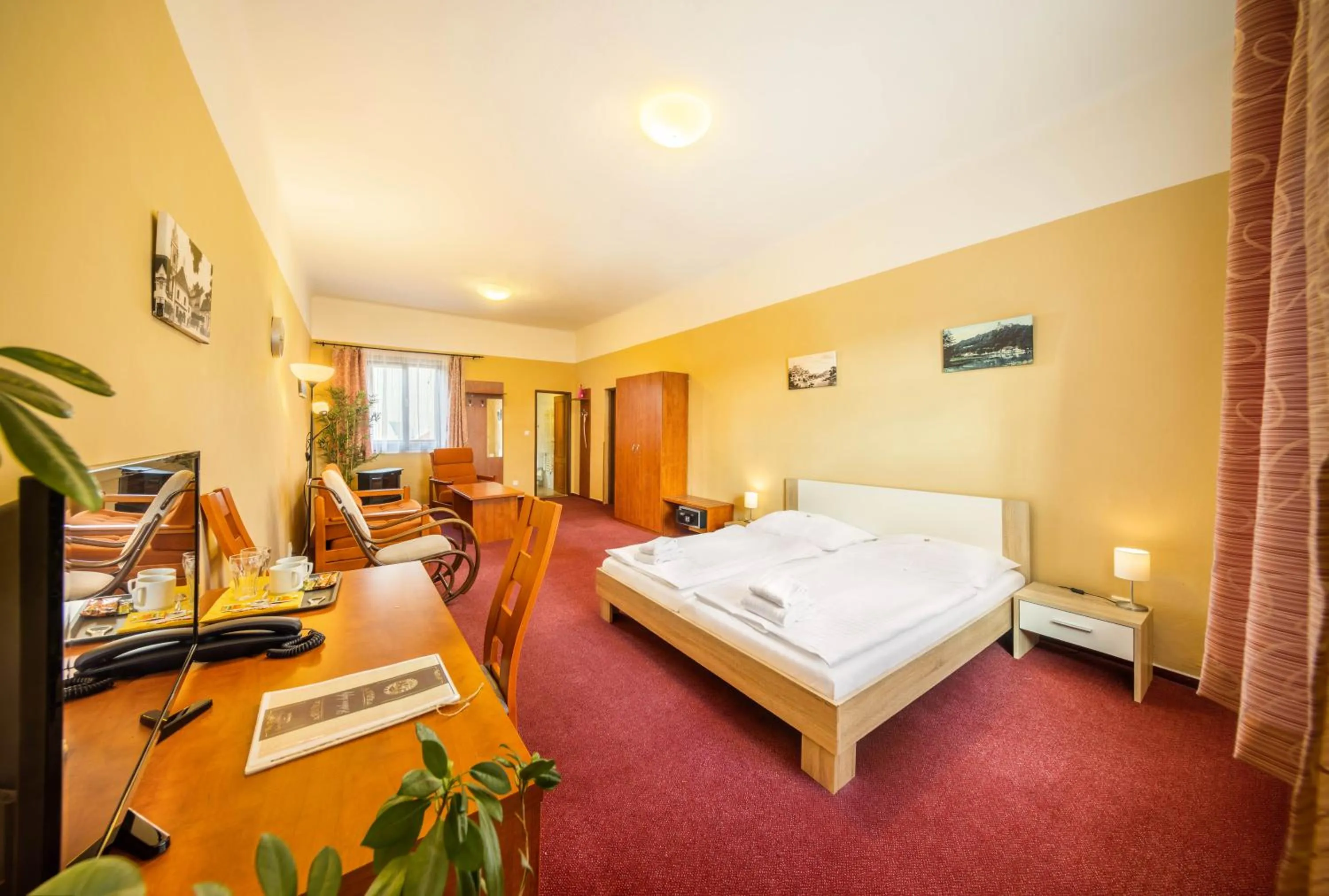 Photo of the whole room, Bed in Záviš z Falkenštejna