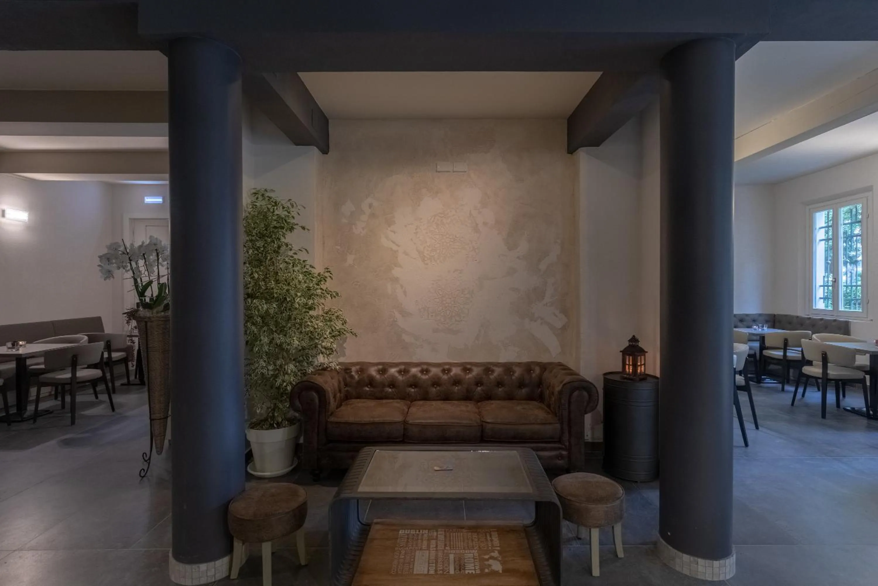 Living room in Villa Petra