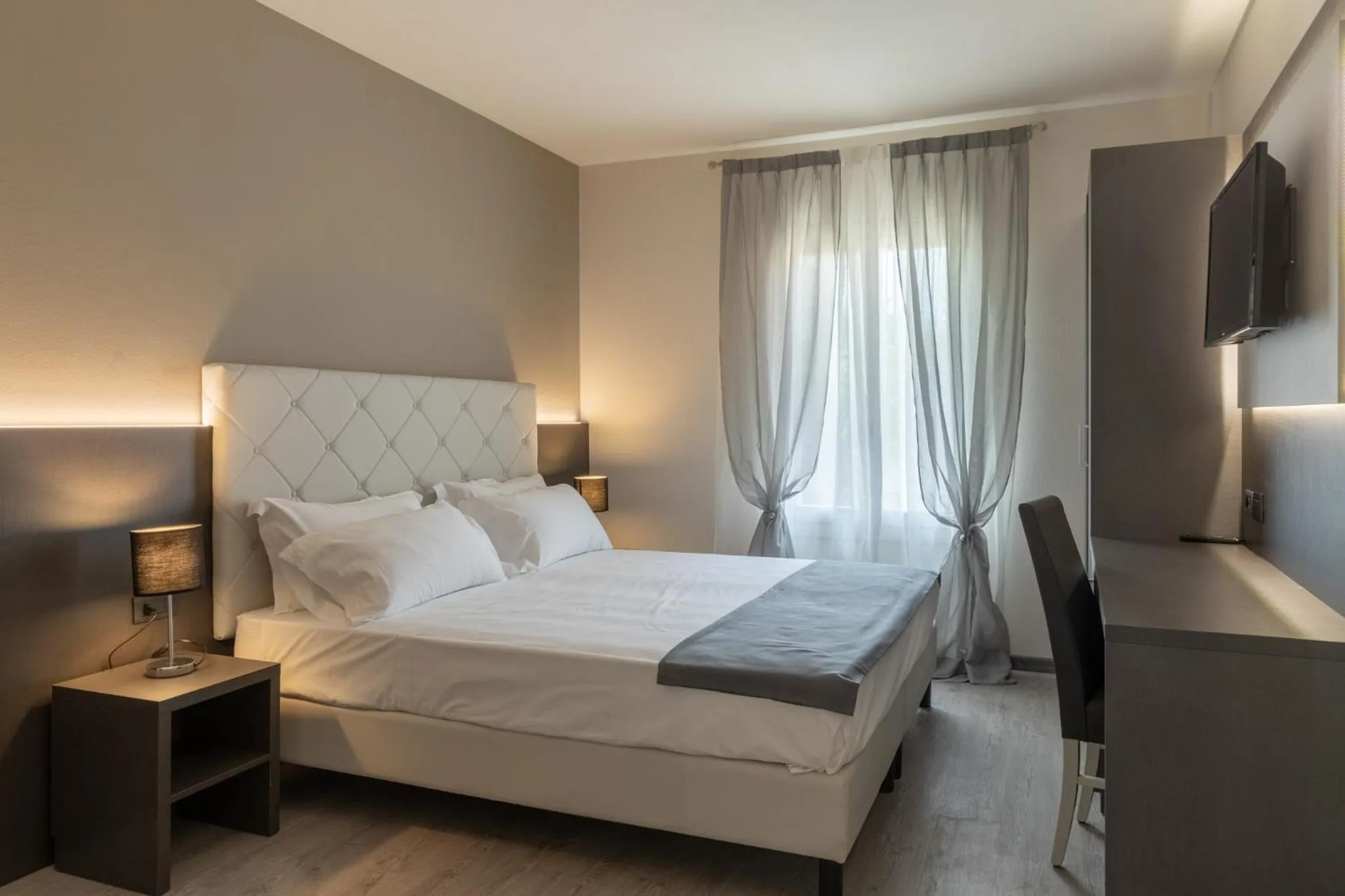 Bedroom, Bed in Villa Petra