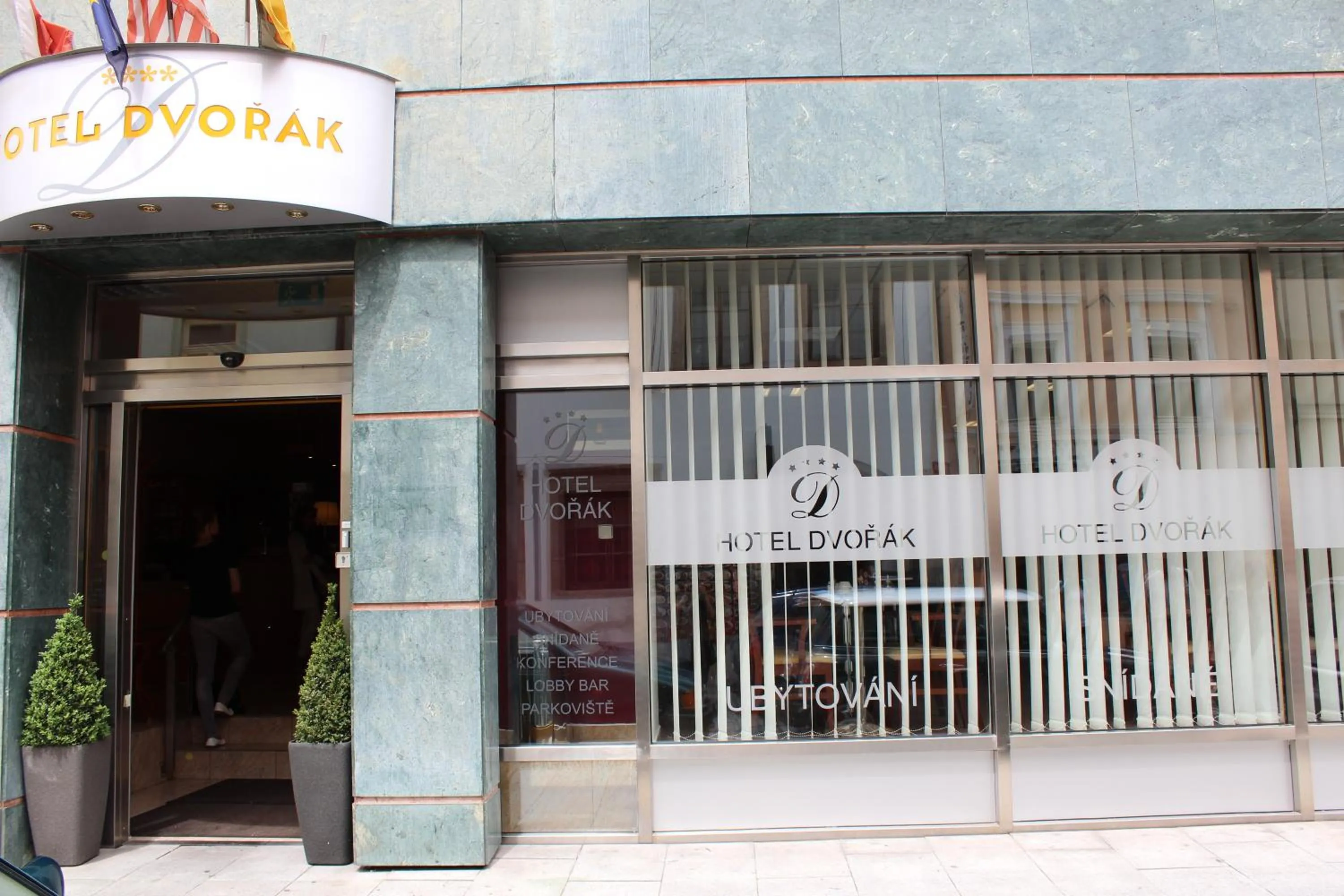 Facade/entrance in Hotel Dvorak