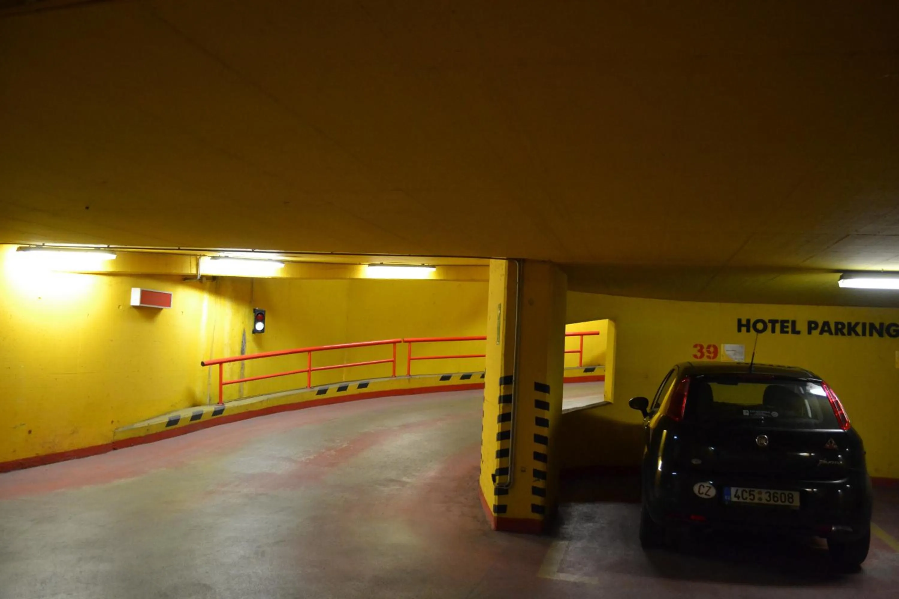 Decorative detail in Hotel Dvorak