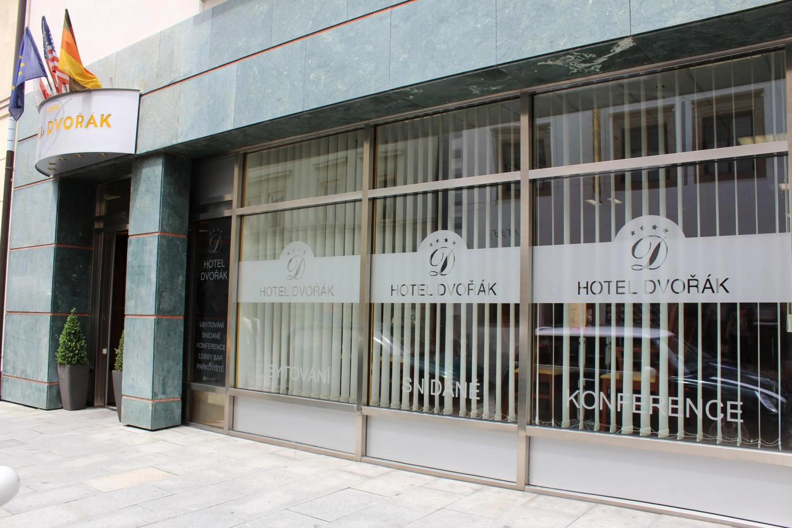 Facade/entrance in Hotel Dvorak