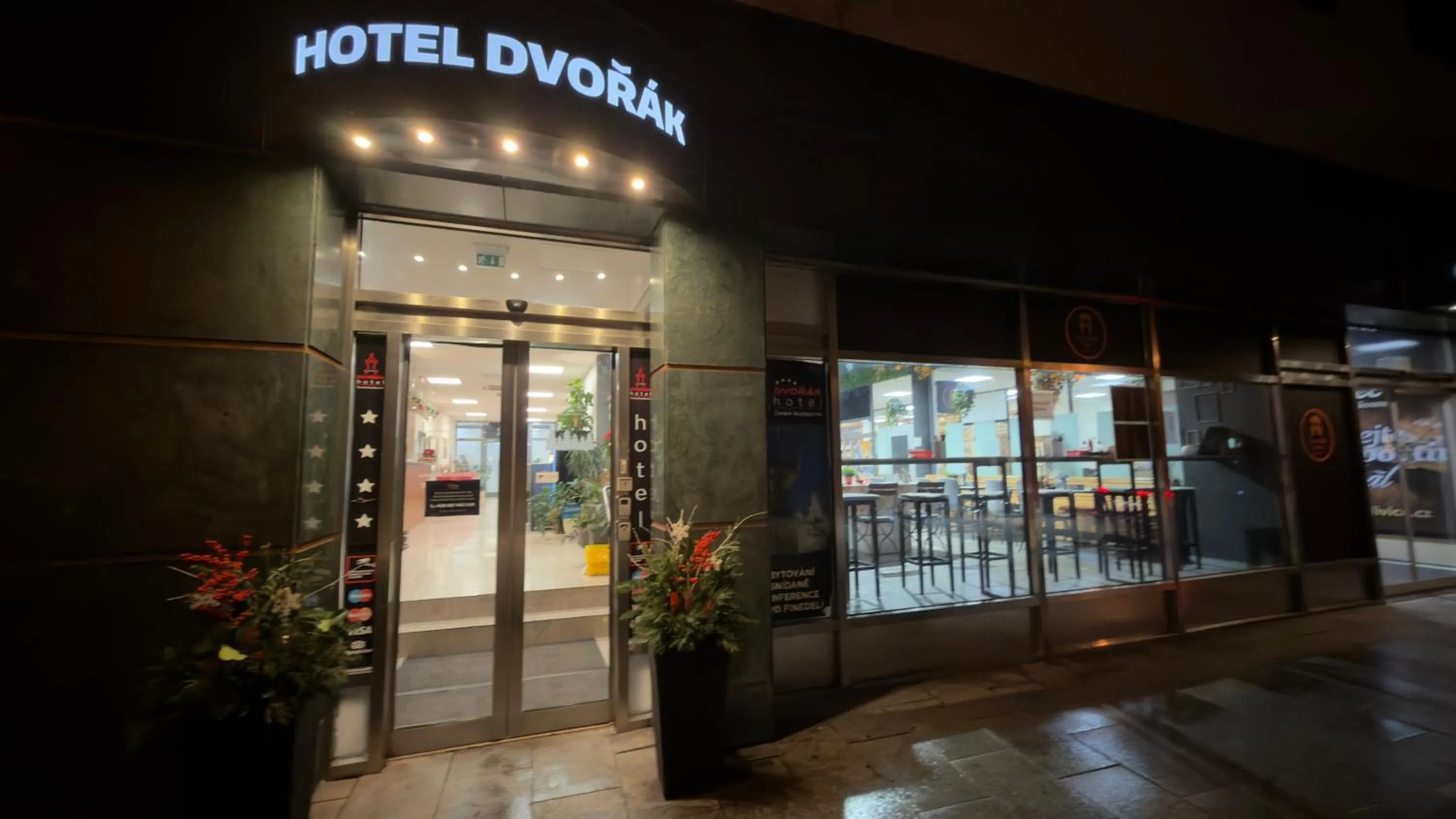 Facade/entrance in Hotel Dvorak