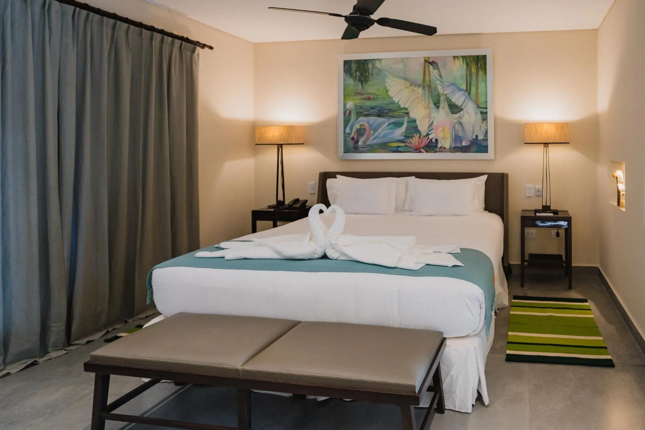 Bed in Piattelli Wine Resort Hotel Cafayate