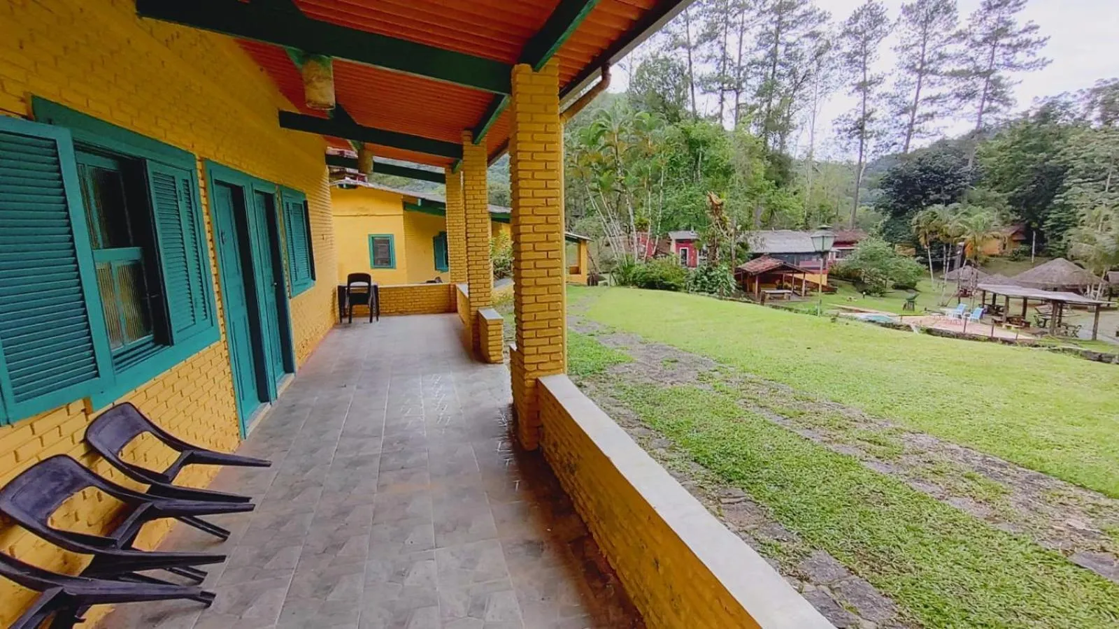 Patio in Pousada Ananda Parivara