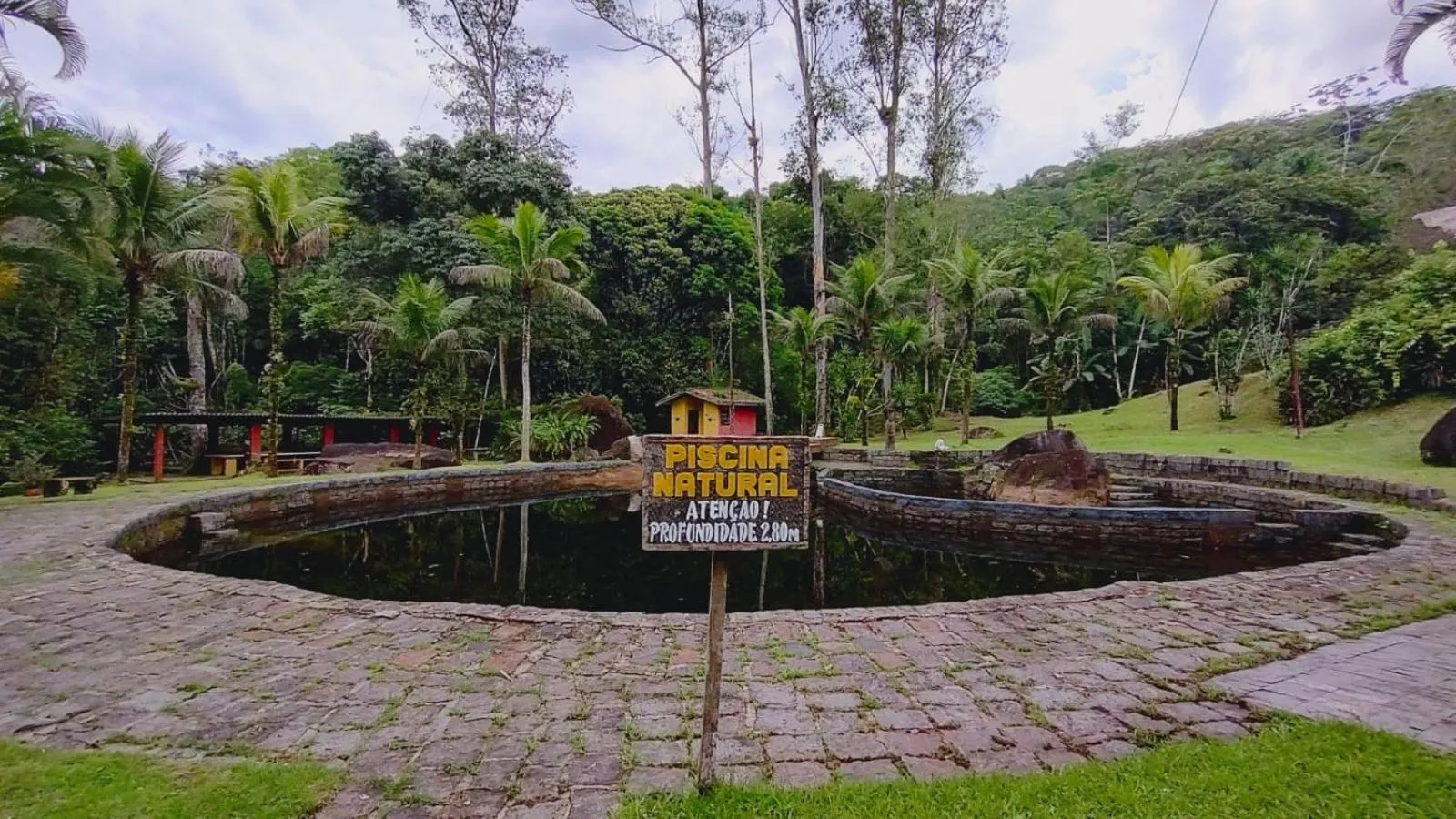 Pool view in Pousada Ananda Parivara