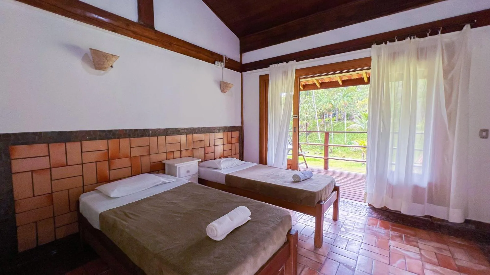 Photo of the whole room in Pousada Ananda Parivara