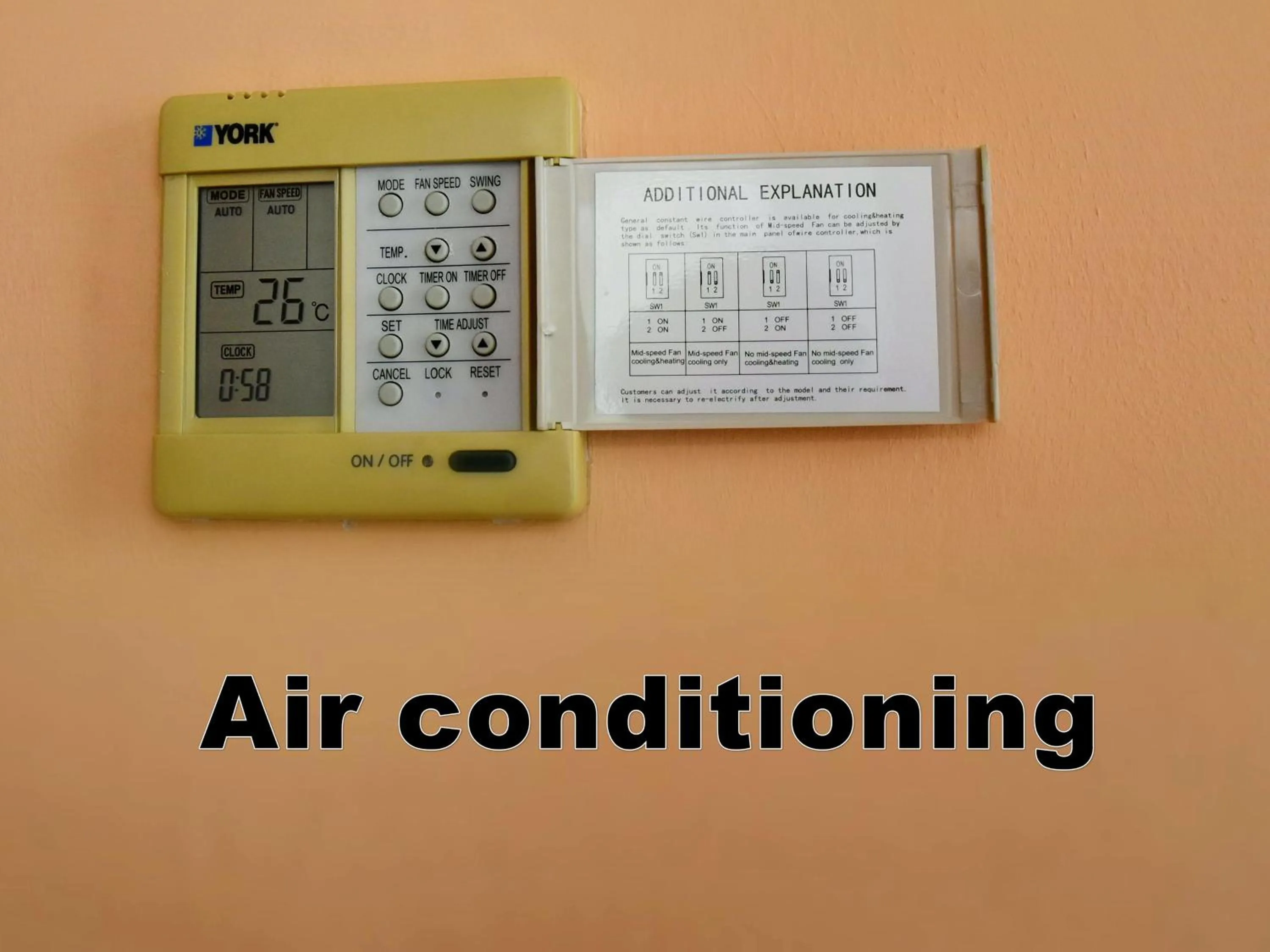 air conditioner in Hotel Opera