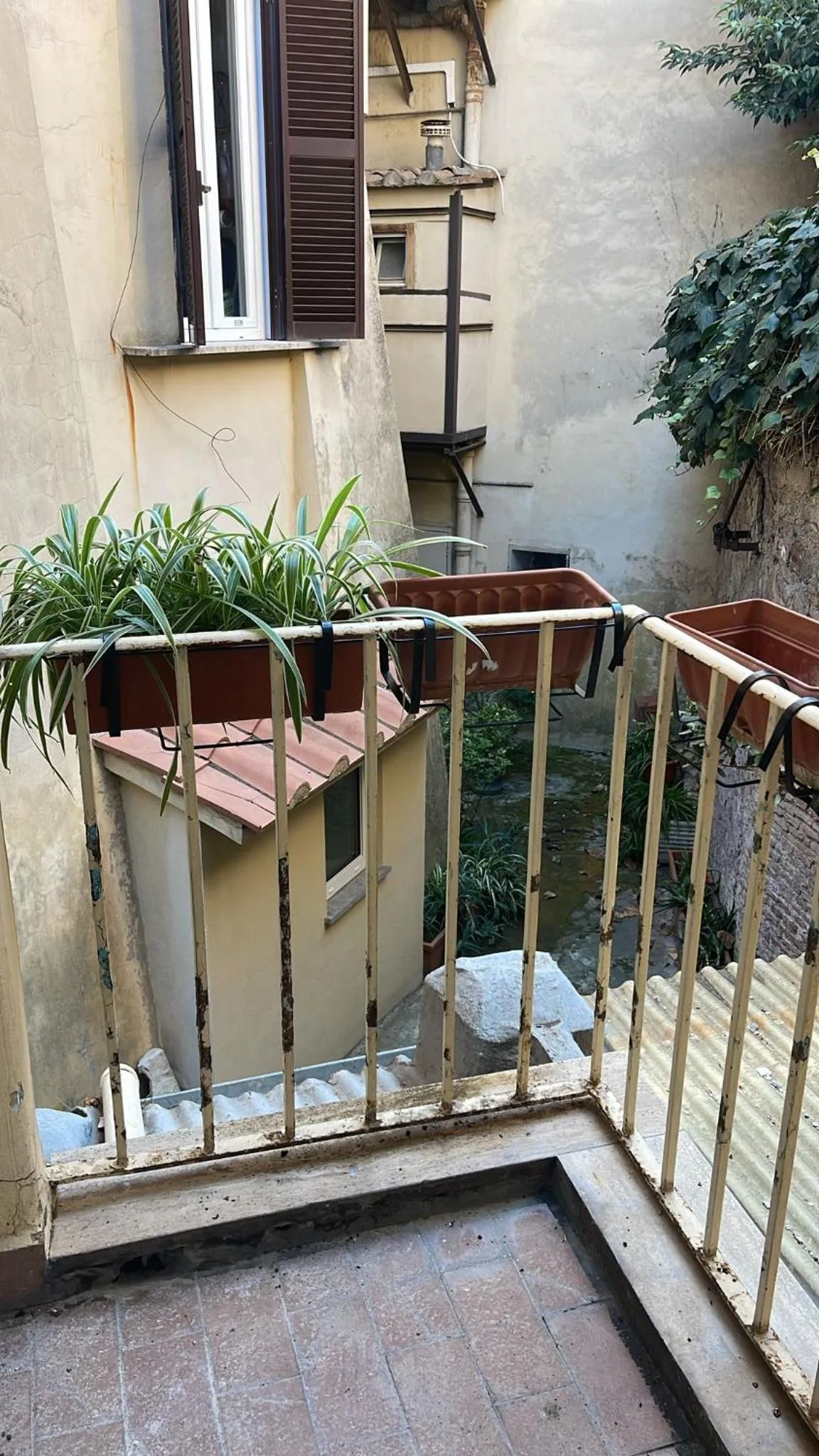 Balcony/Terrace in B&B Ventisei Scalini A Trastevere