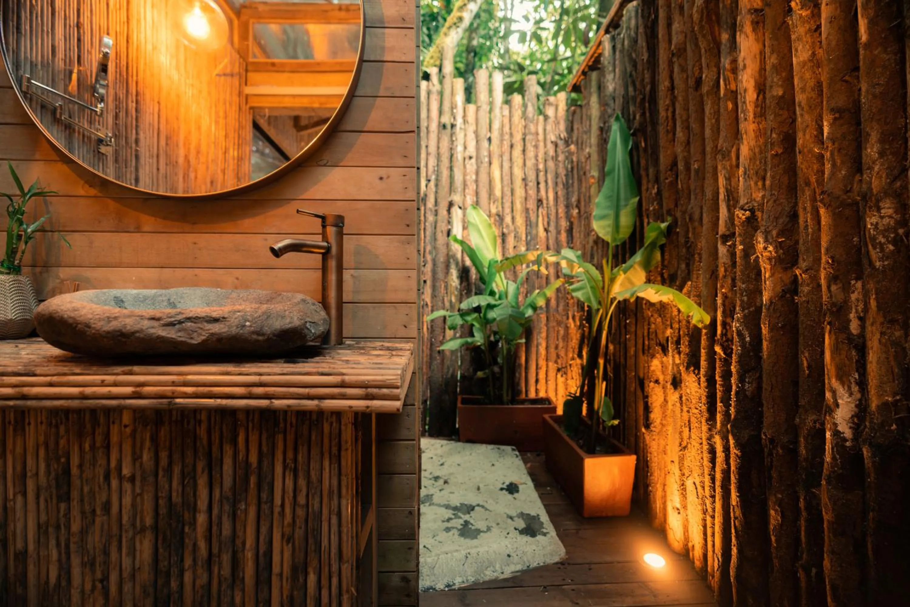 Bathroom in BubbleSky Glamping Guatapé