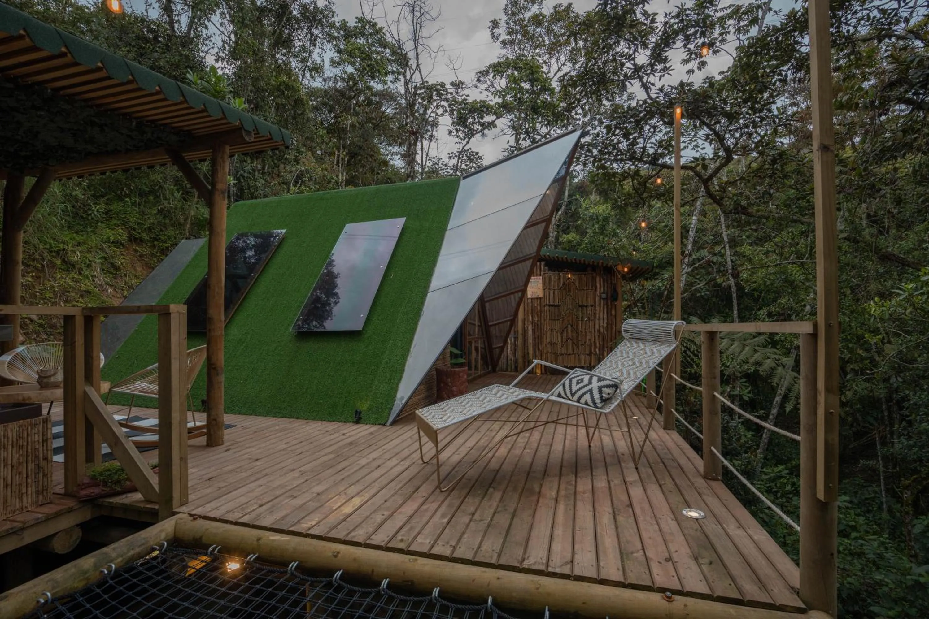 Natural landscape in BubbleSky Glamping Guatapé