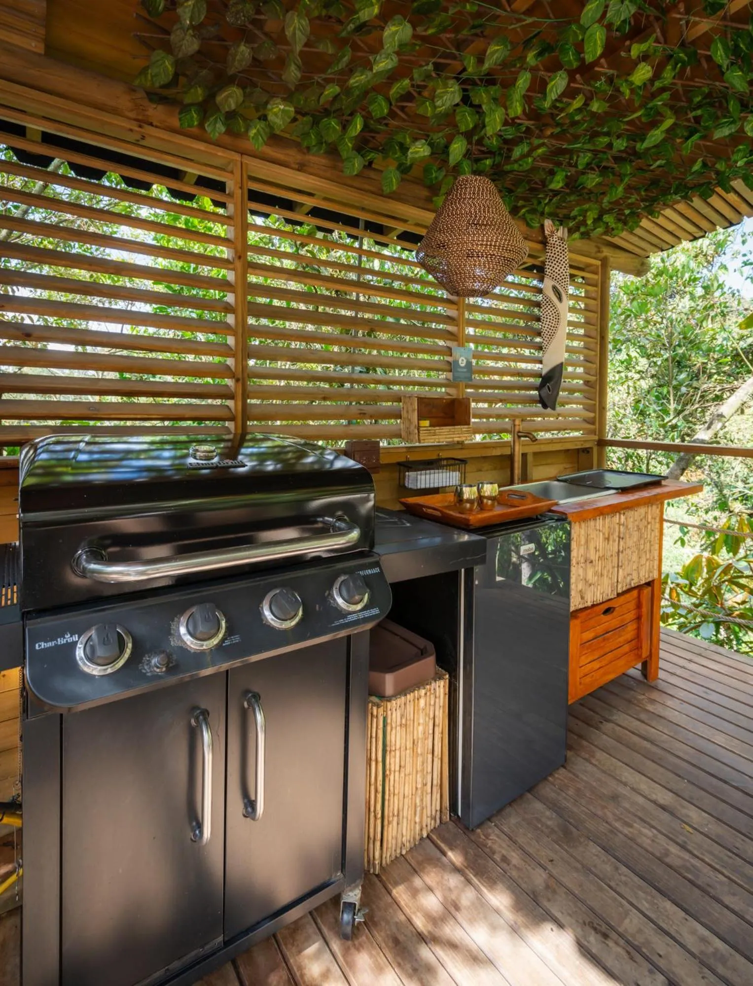Kitchen or kitchenette in BubbleSky Glamping Guatapé