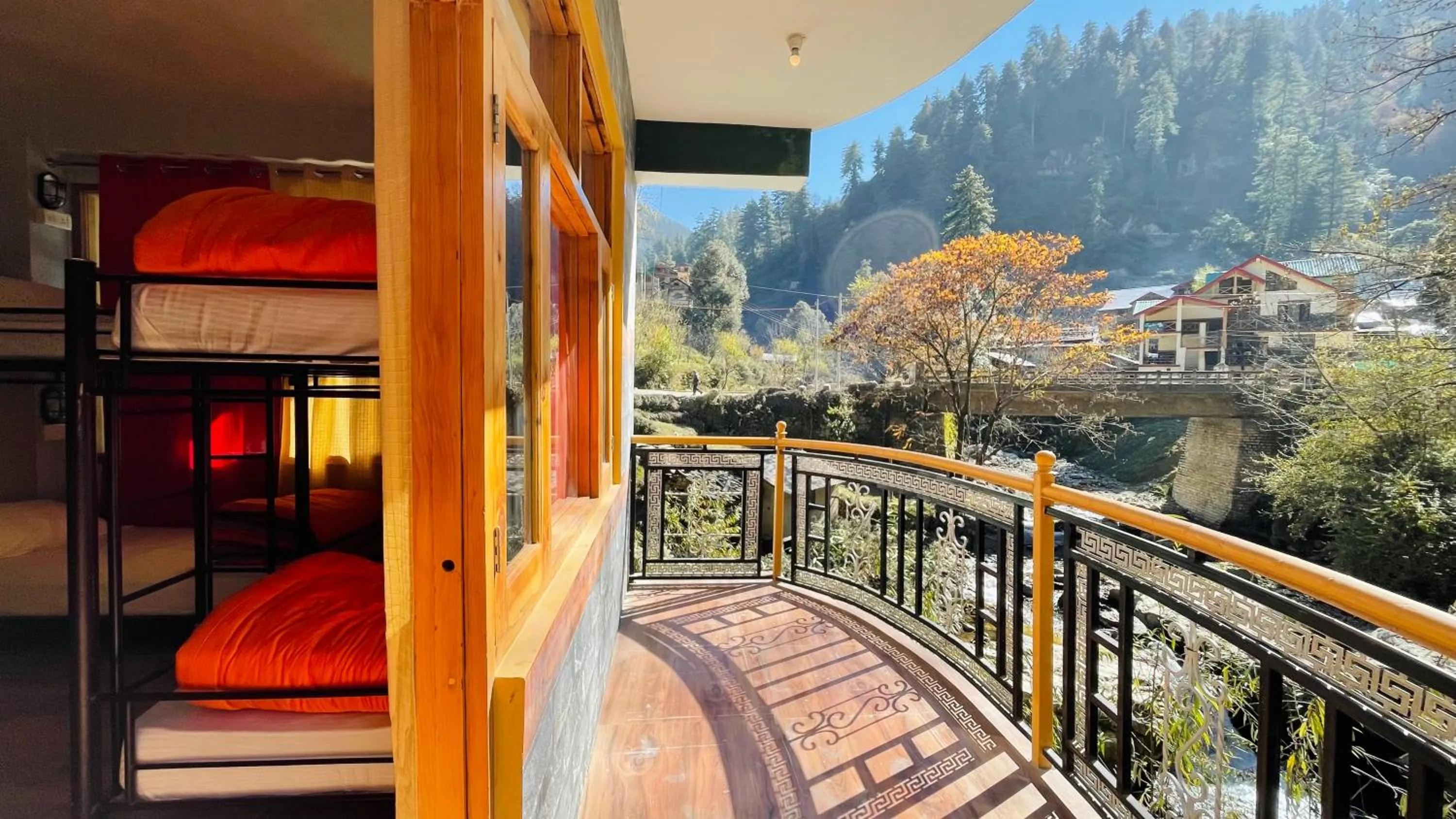 Natural landscape in Madpackers Jibhi - Of Streamsides & Waterfalls