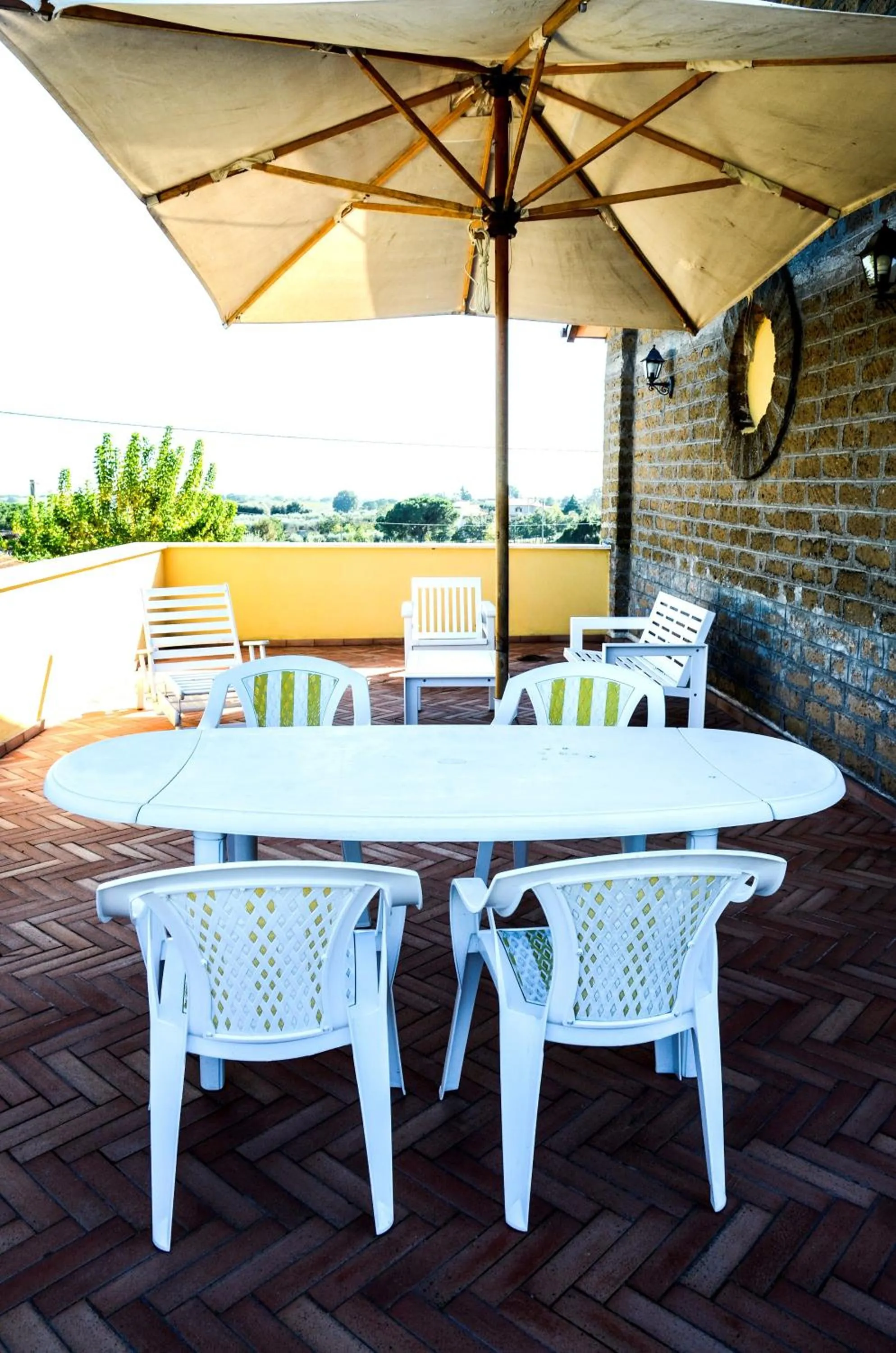 Balcony/Terrace in Le Suite Bracciano
