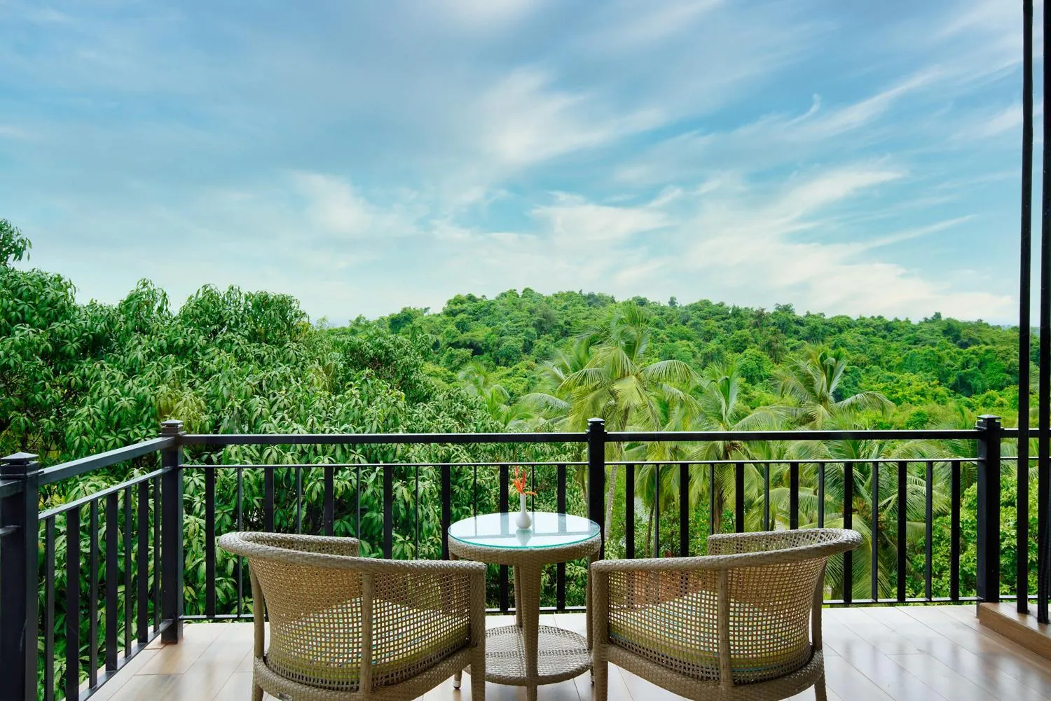 Balcony/Terrace in Amoravida By 7 Apple Resorts, Goa