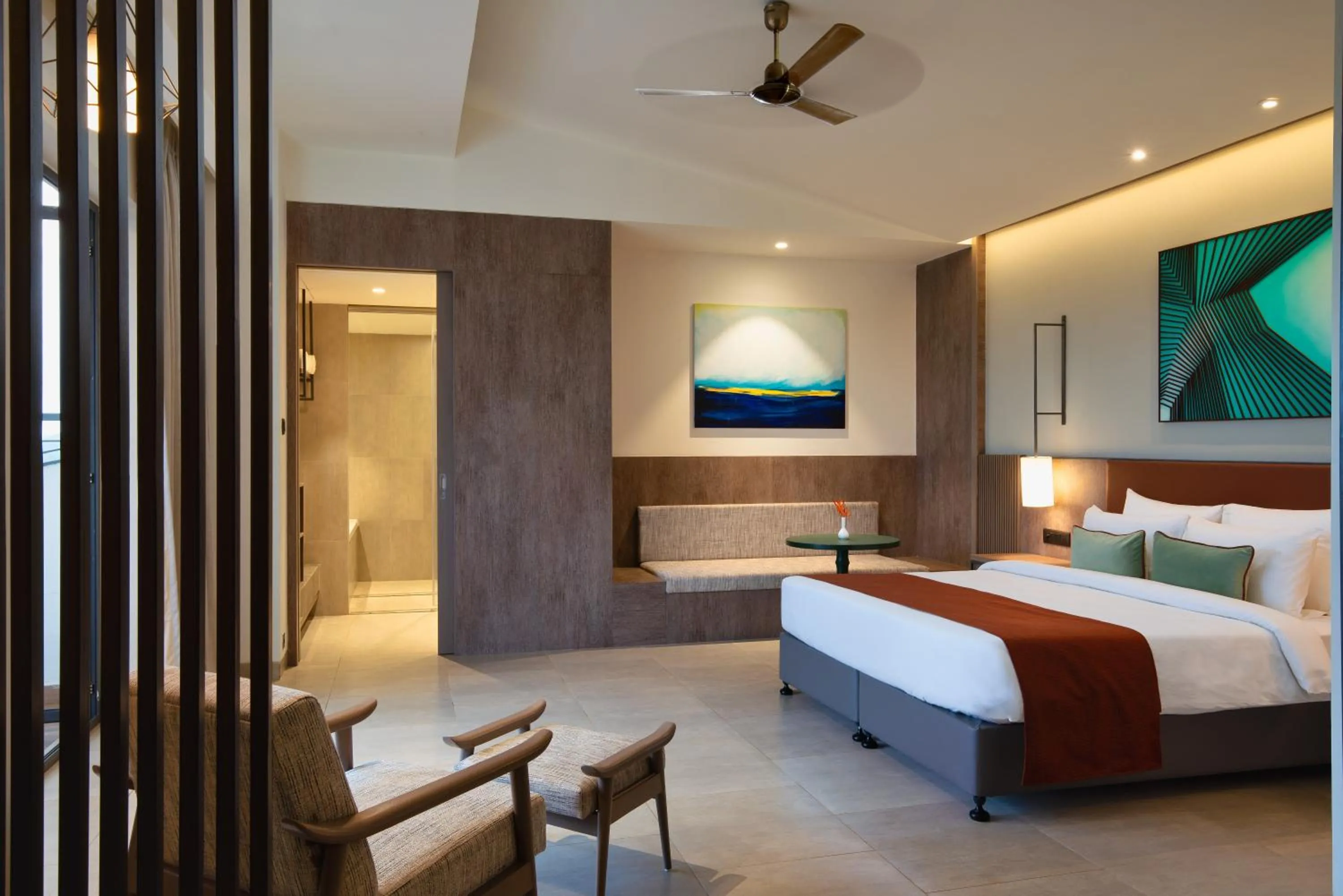Photo of the whole room, Bed in Amoravida By 7 Apple Resorts, Goa
