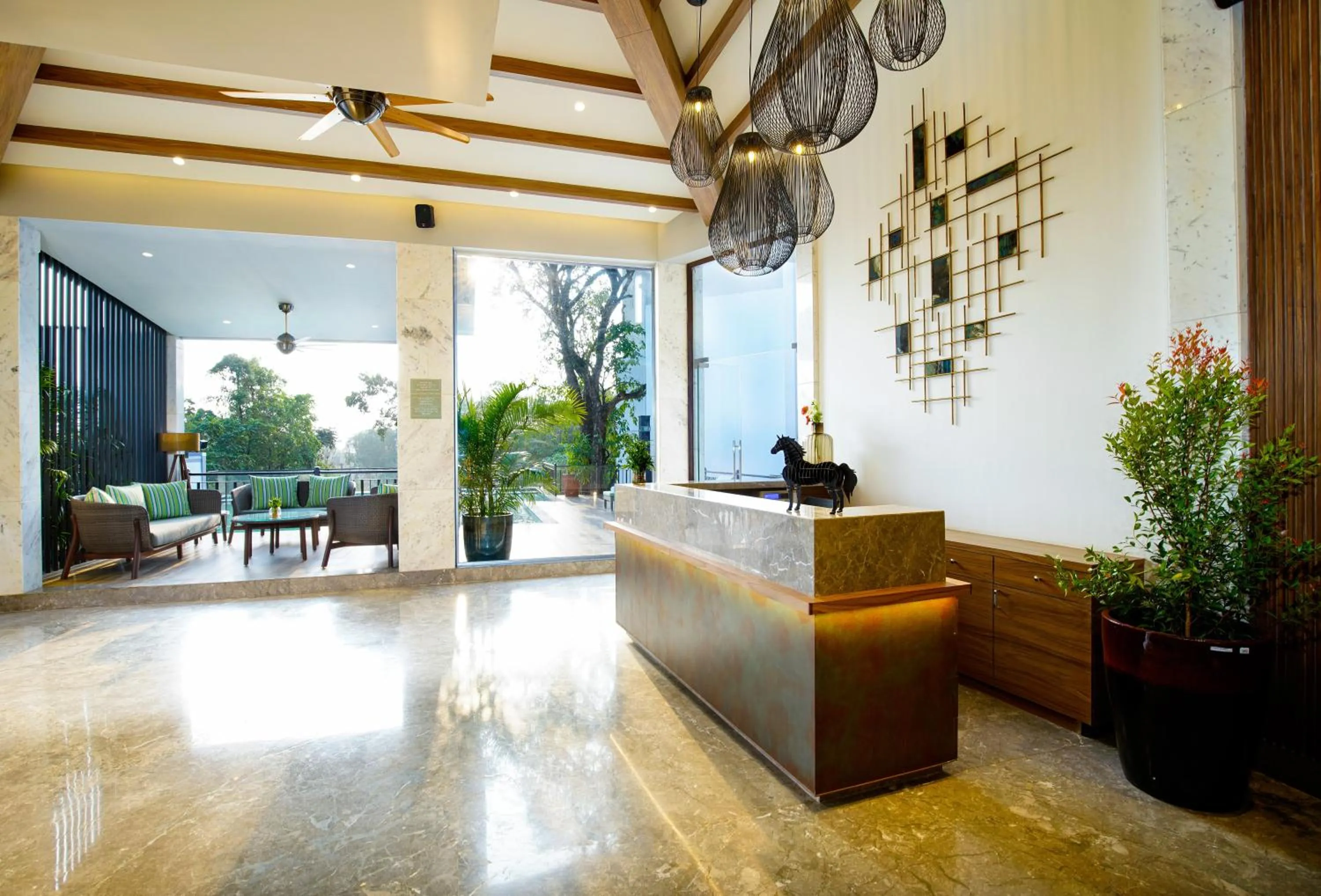 Lobby or reception in Amoravida By 7 Apple Resorts, Goa
