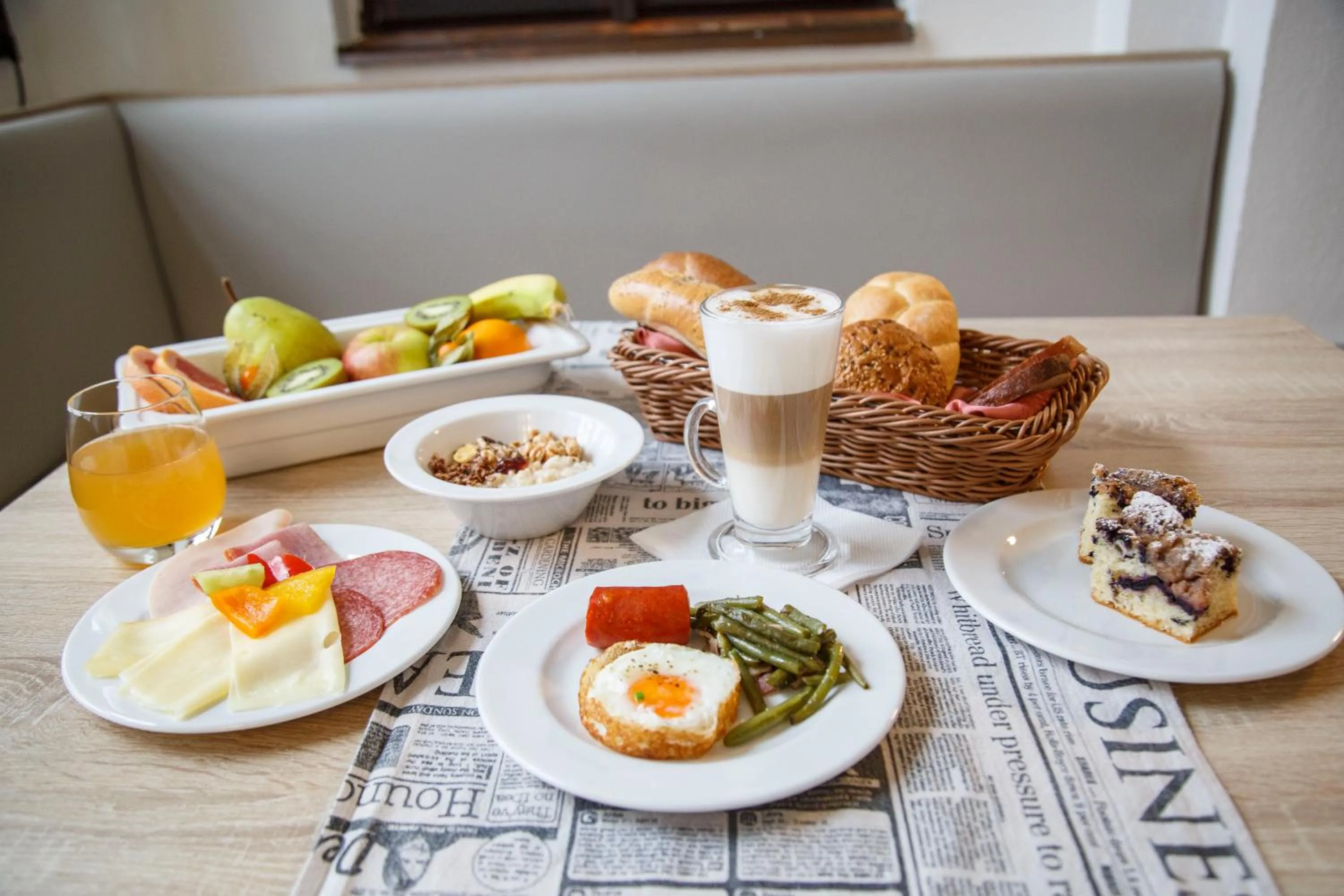 Breakfast in Hotel Praha