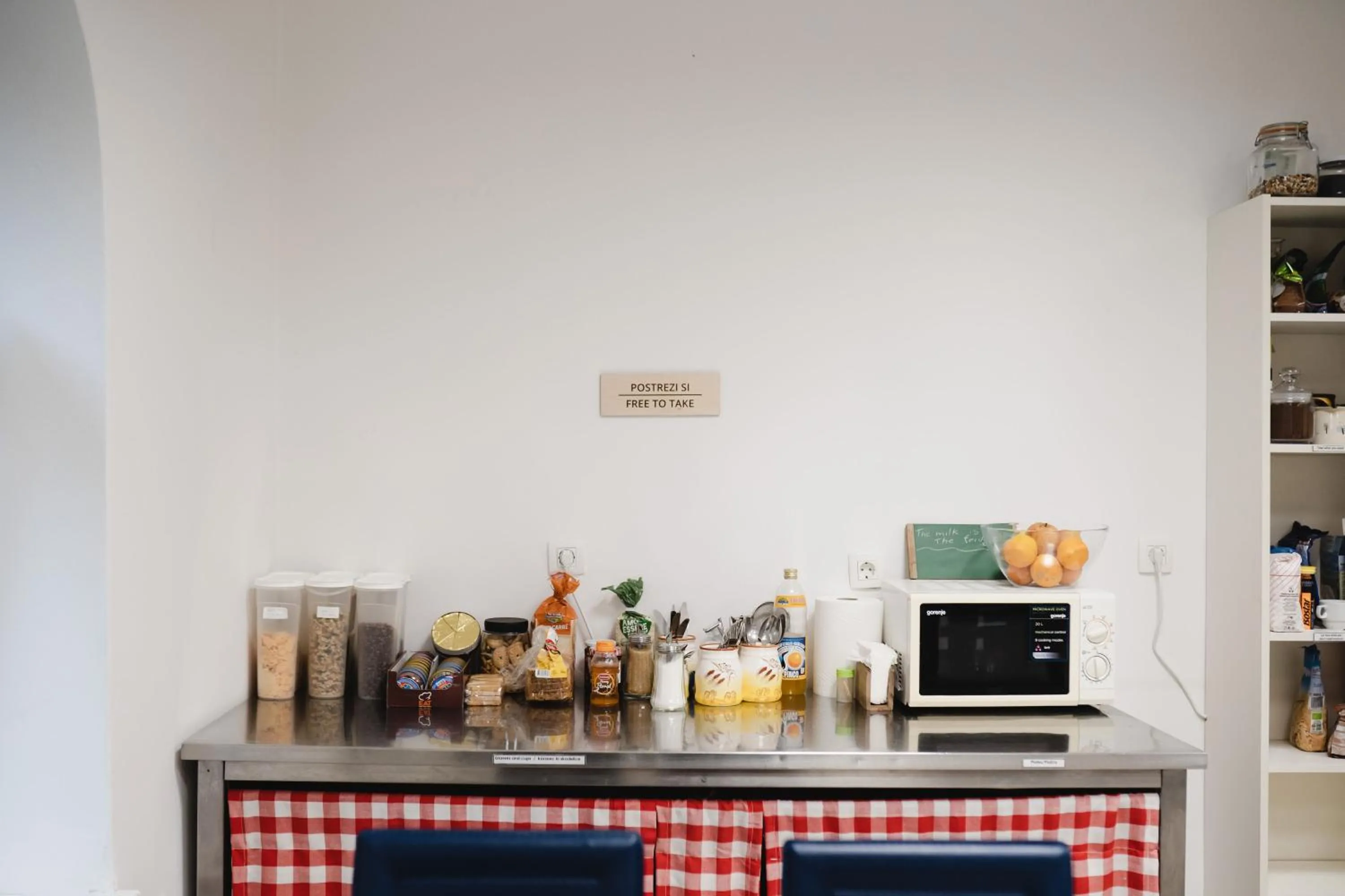 kitchen in Hostel Idrija