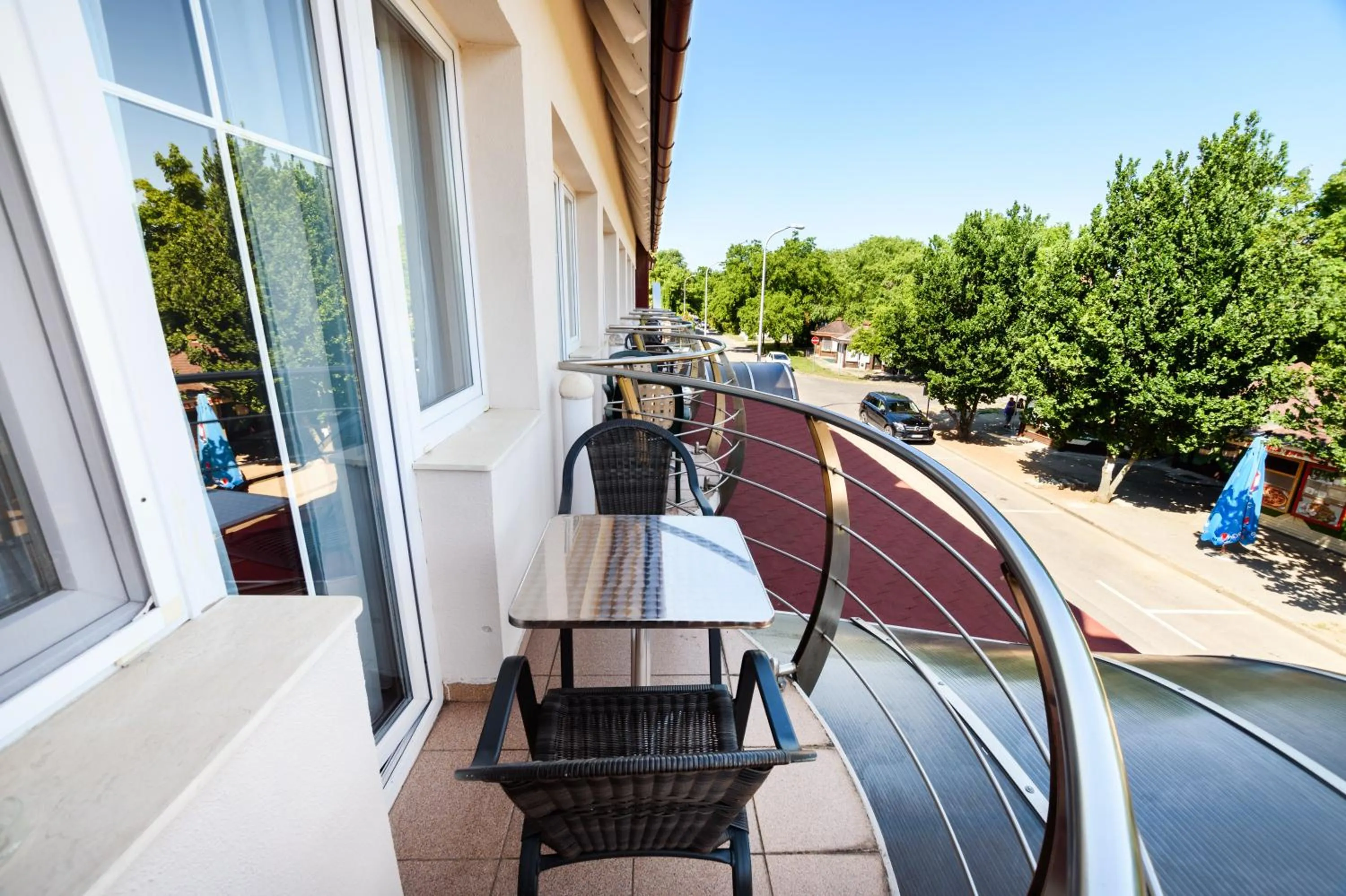 Balcony/Terrace in Hotel Négy Évszak