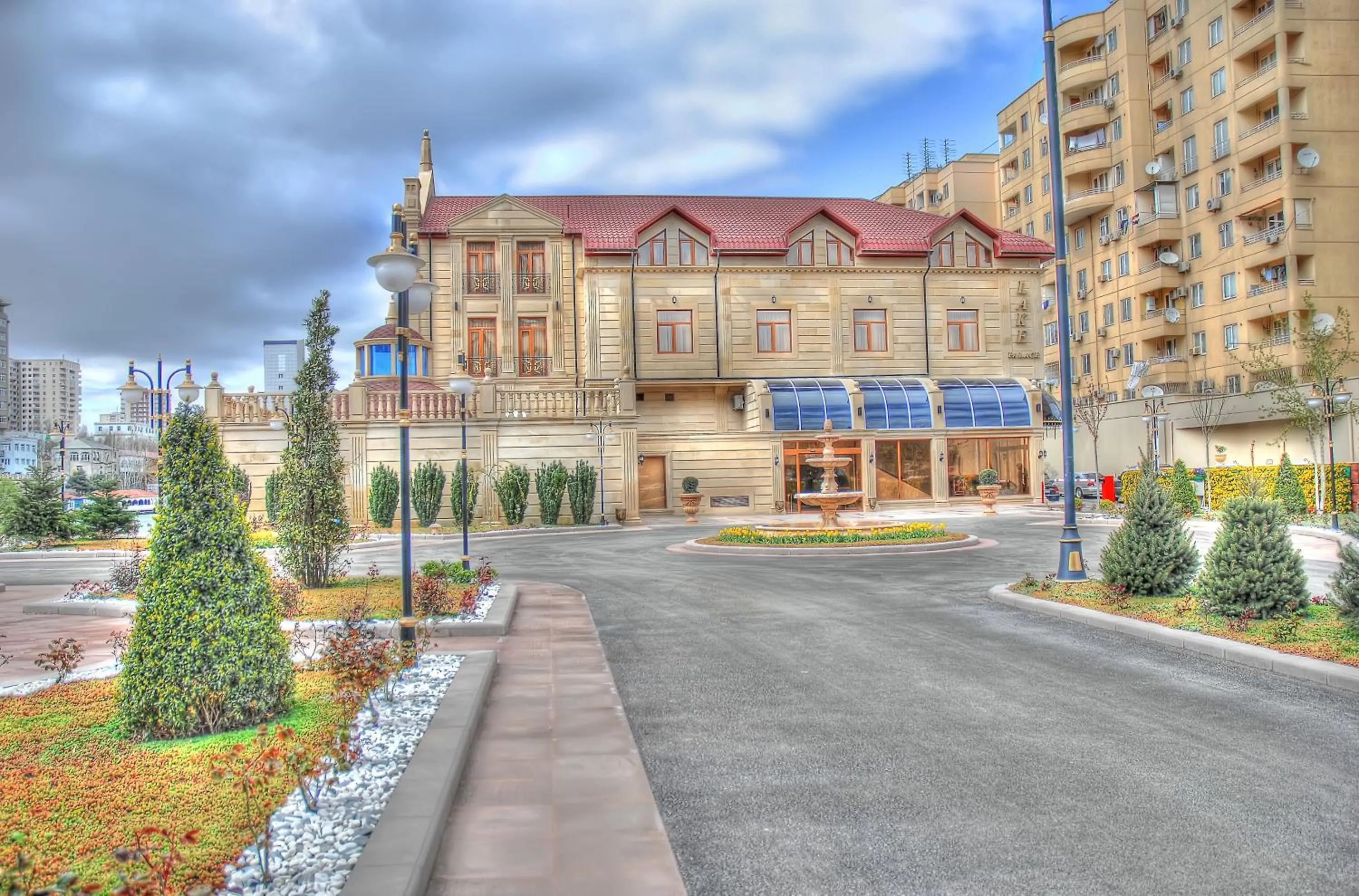 Garden in Lake Palace Baku