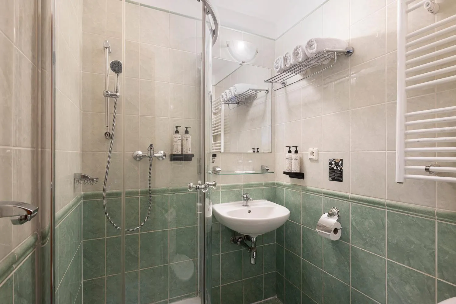 Bathroom in Pytloun Self Check-in Hotel Liberec