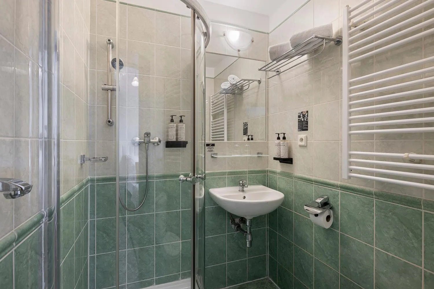 Bathroom in Pytloun Self Check-in Hotel Liberec