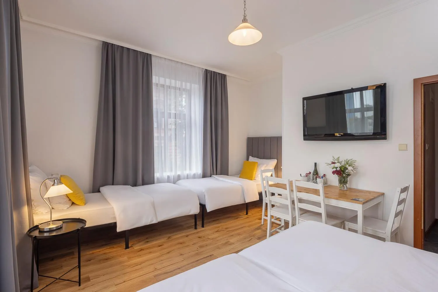 Bed in Pytloun Self Check-in Hotel Liberec