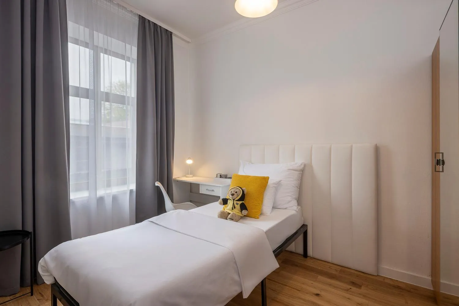 Bed in Pytloun Self Check-in Hotel Liberec