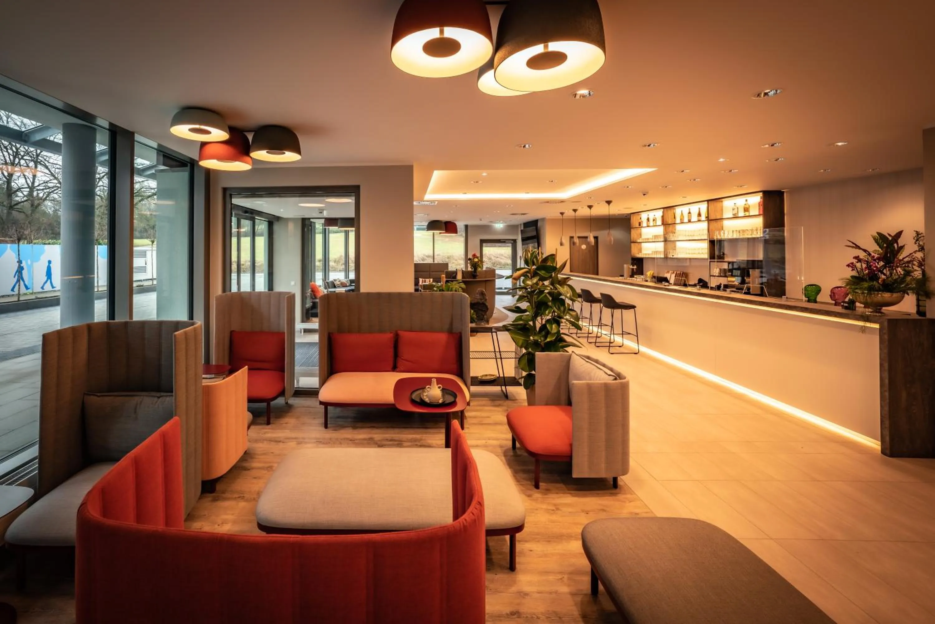 Lobby or reception in LOGINN Hotel Stuttgart Zuffenhausen