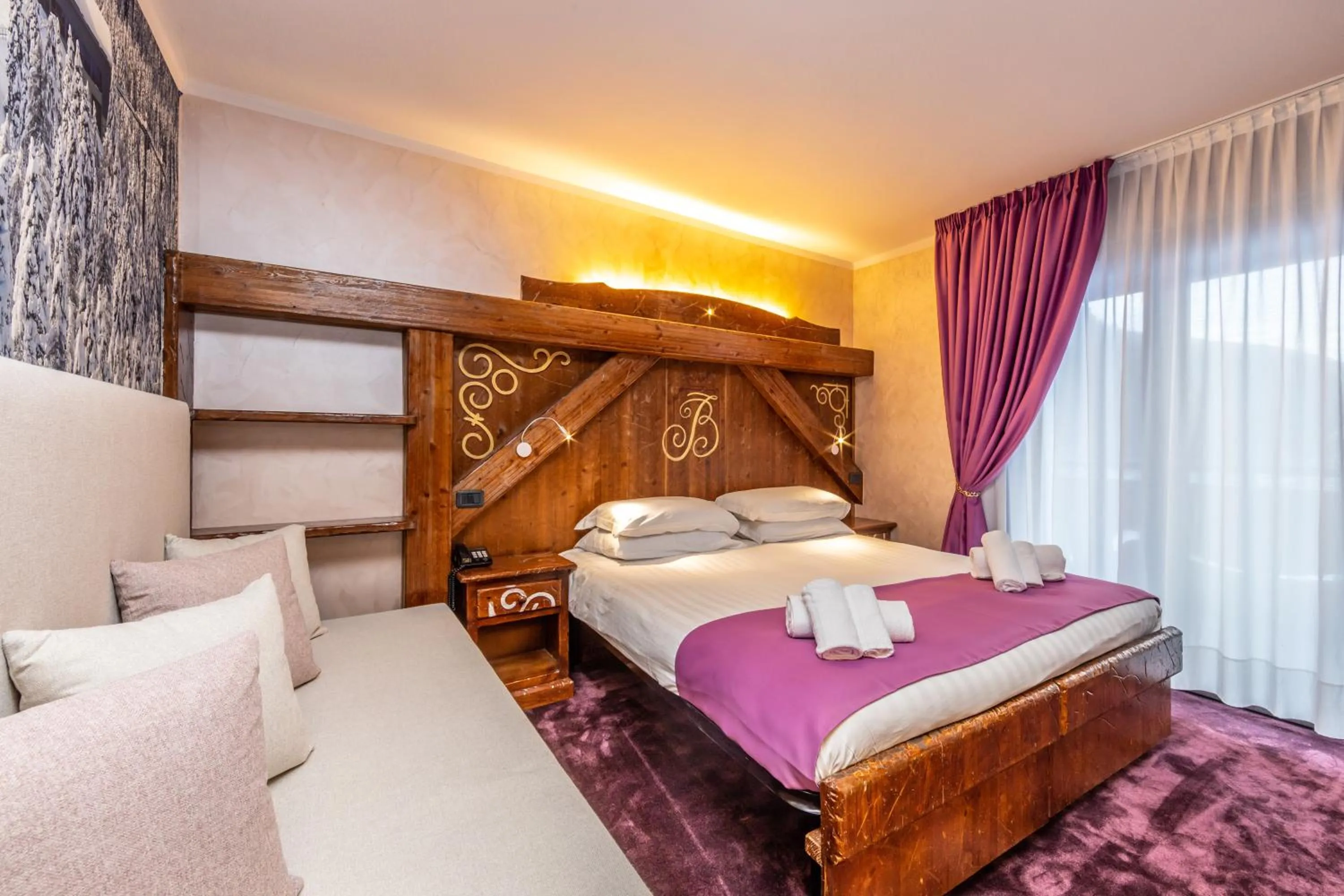 Bedroom, Bed in Garden Wellness Hotel S