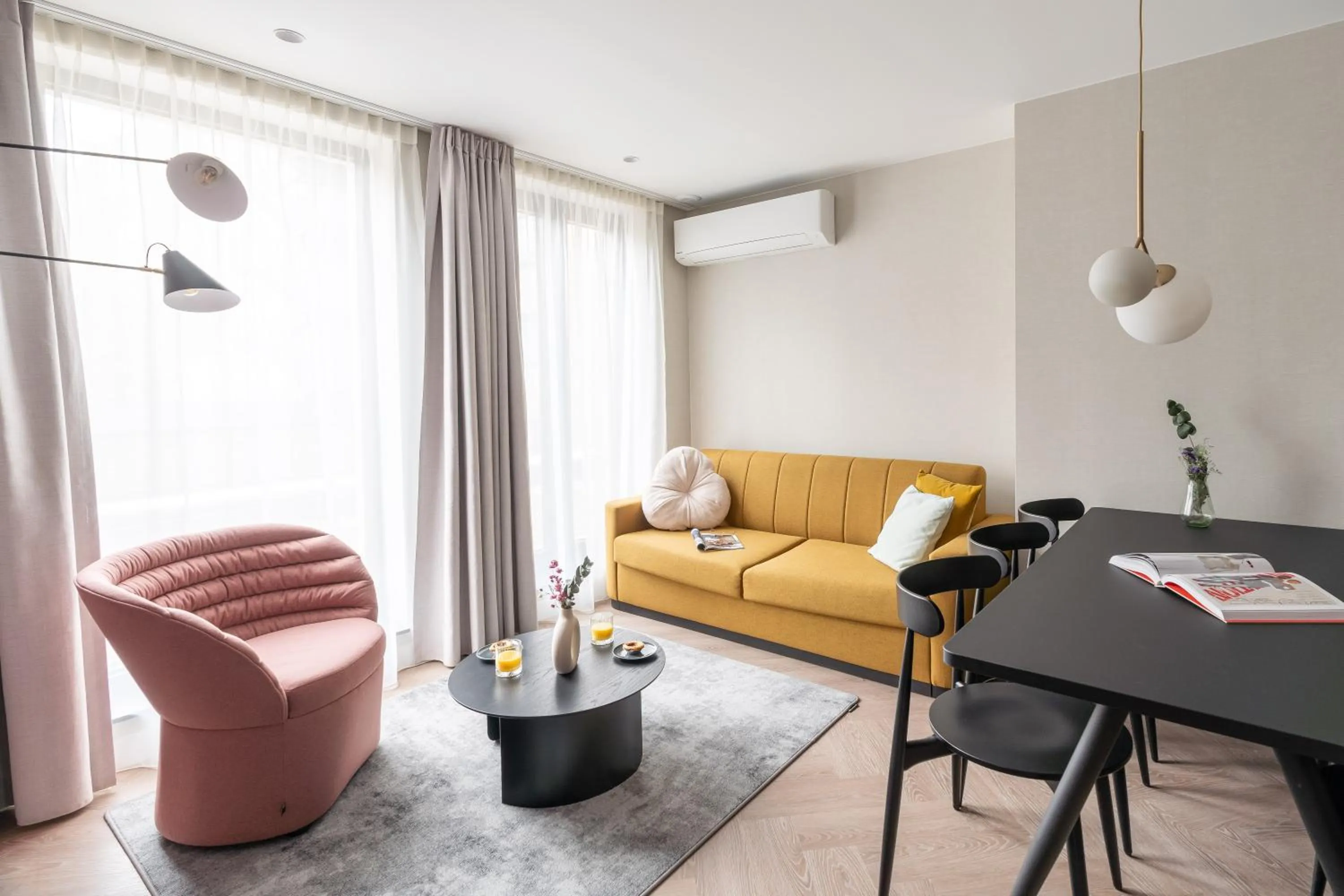 Living room in YAYS Antwerp Opera by Numa